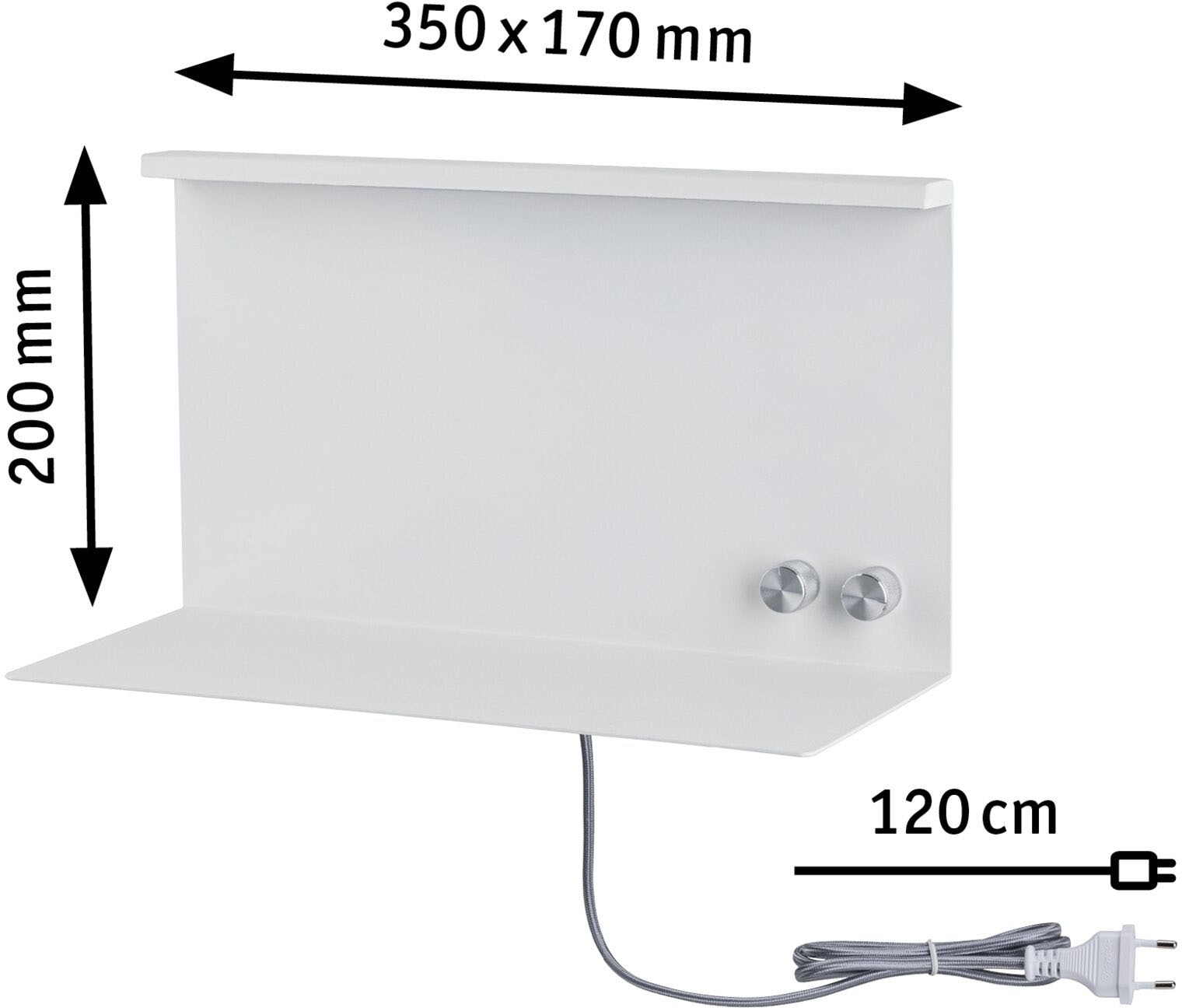 Paulmann LED Wandleuchte »Jarina«, 2 flammig