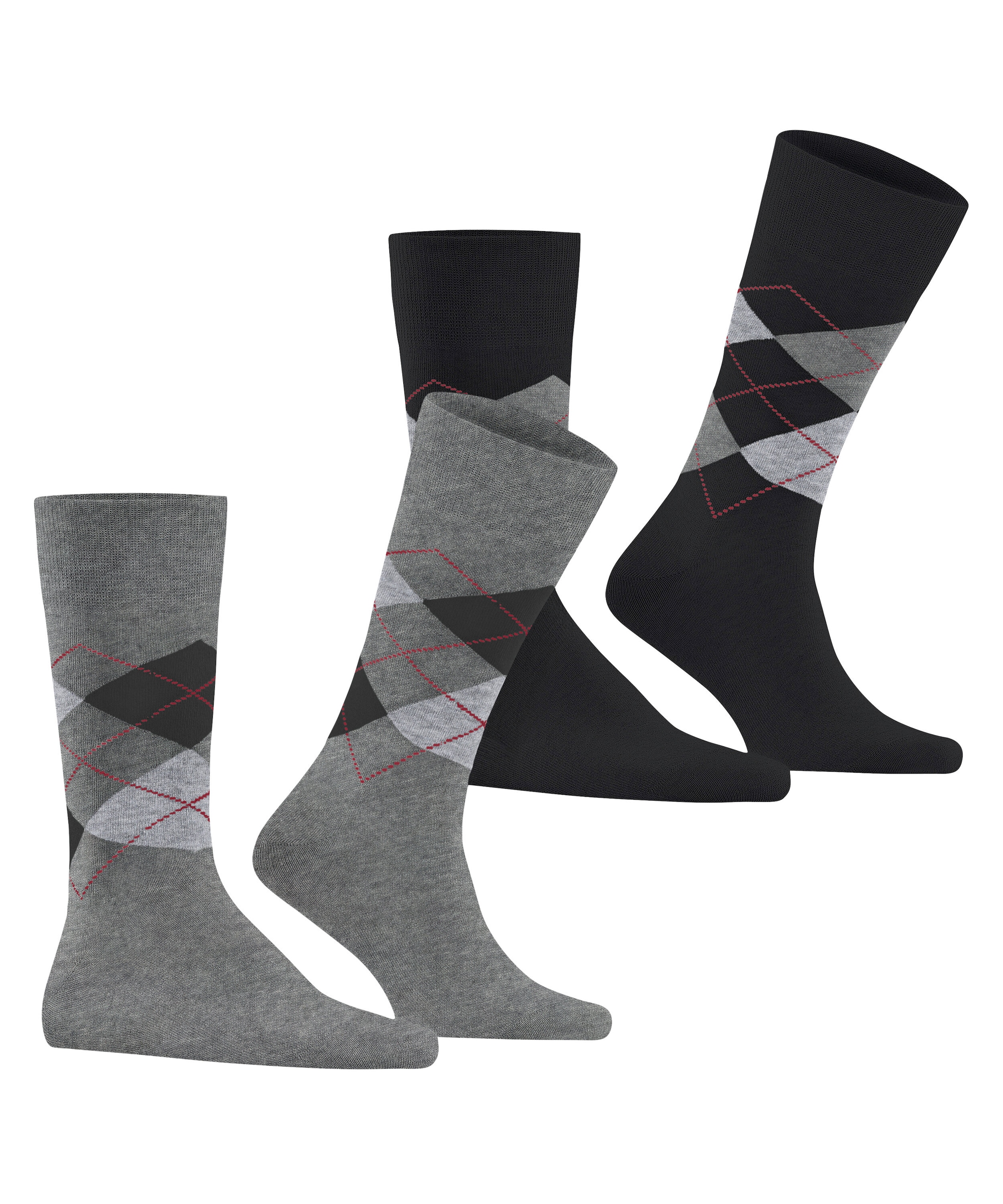 Burlington Socken »Everyday Argyle 2er-Pack« 2er Pack,  atmungsaktiv