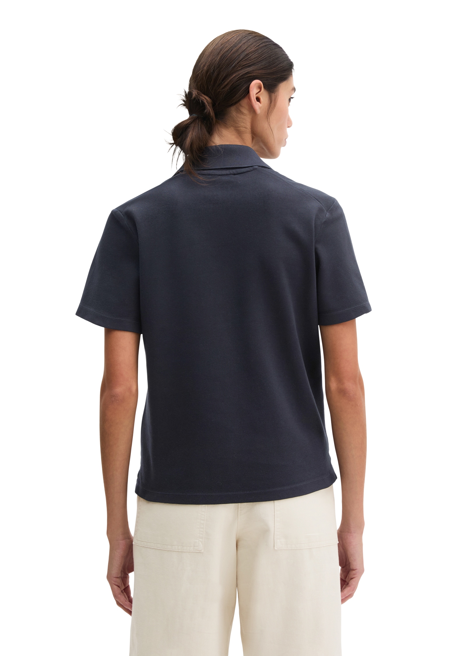 Marc O'Polo Poloshirt regular aus Garment-Dyed-Piqué-Jersey