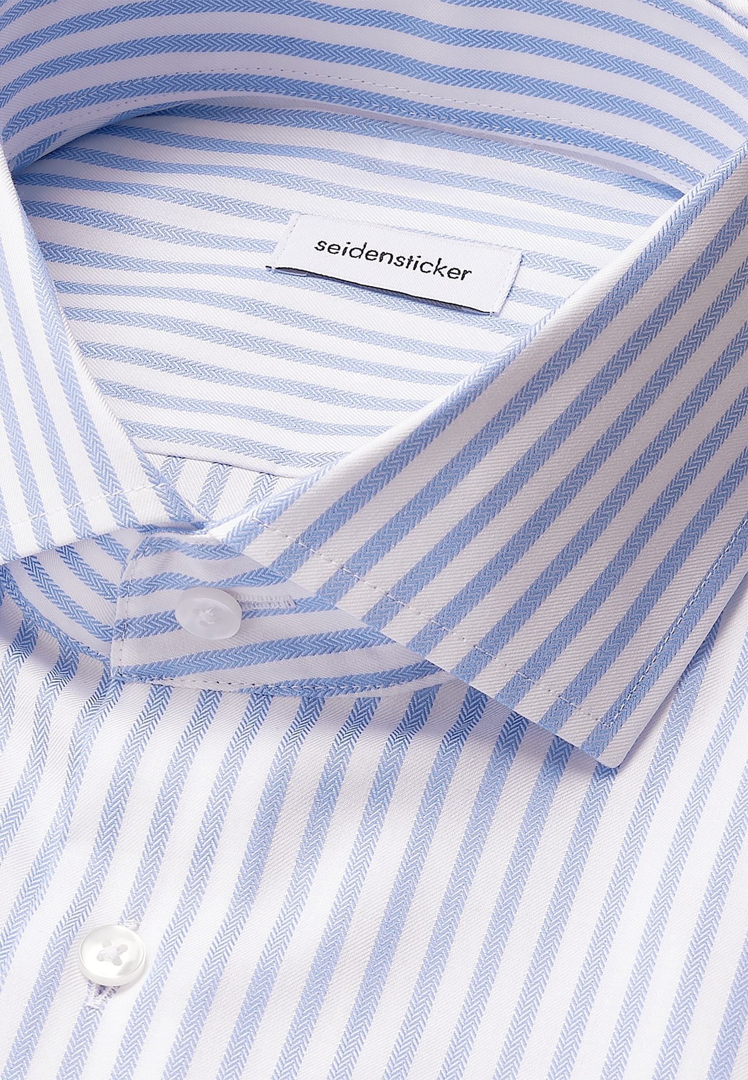 seidensticker Businesshemd »Schwarze Rose«, Slim 1/1 Kentkragen Gestreift