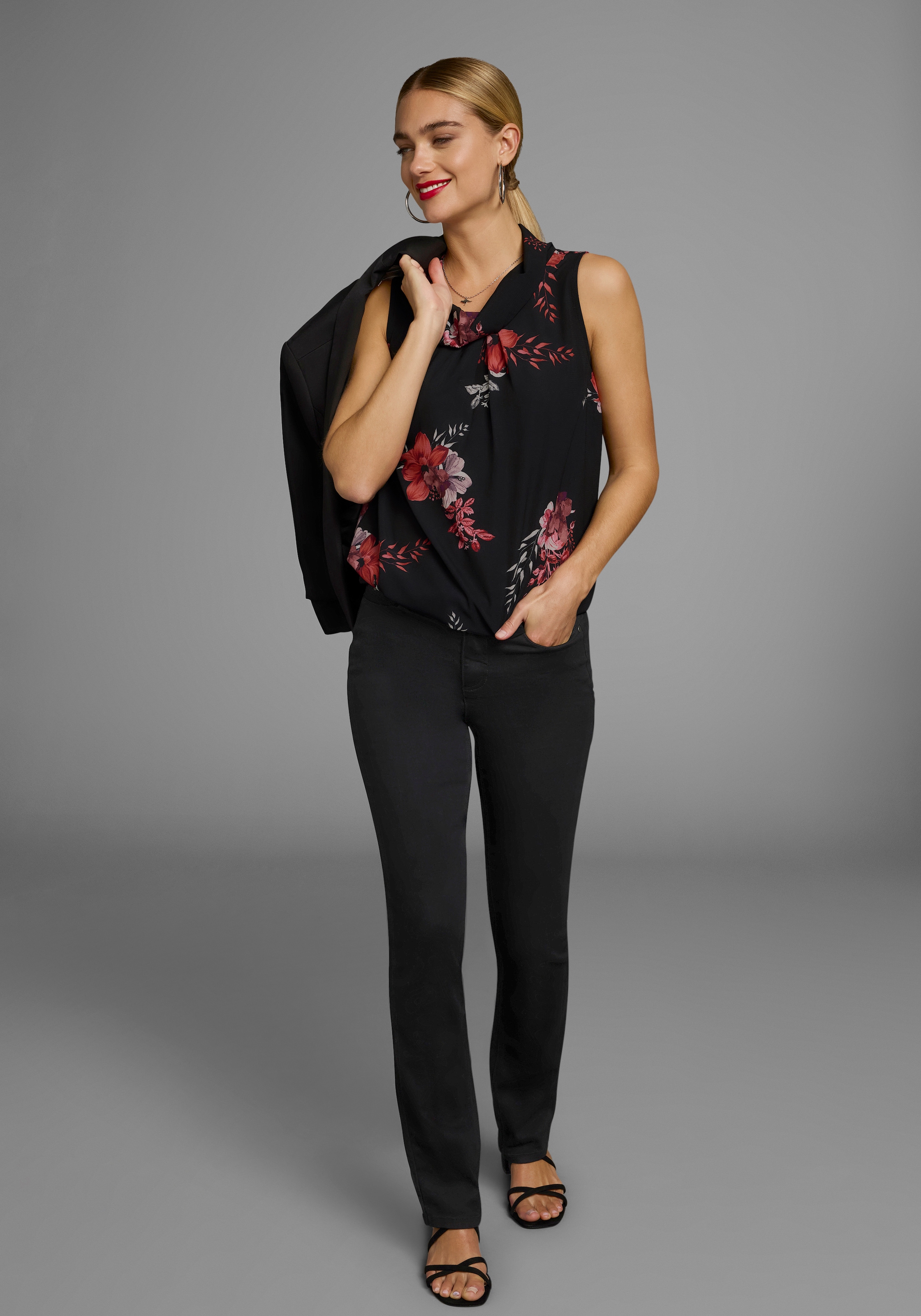 Laura Scott Blusentop, mit verschiedenen Designs