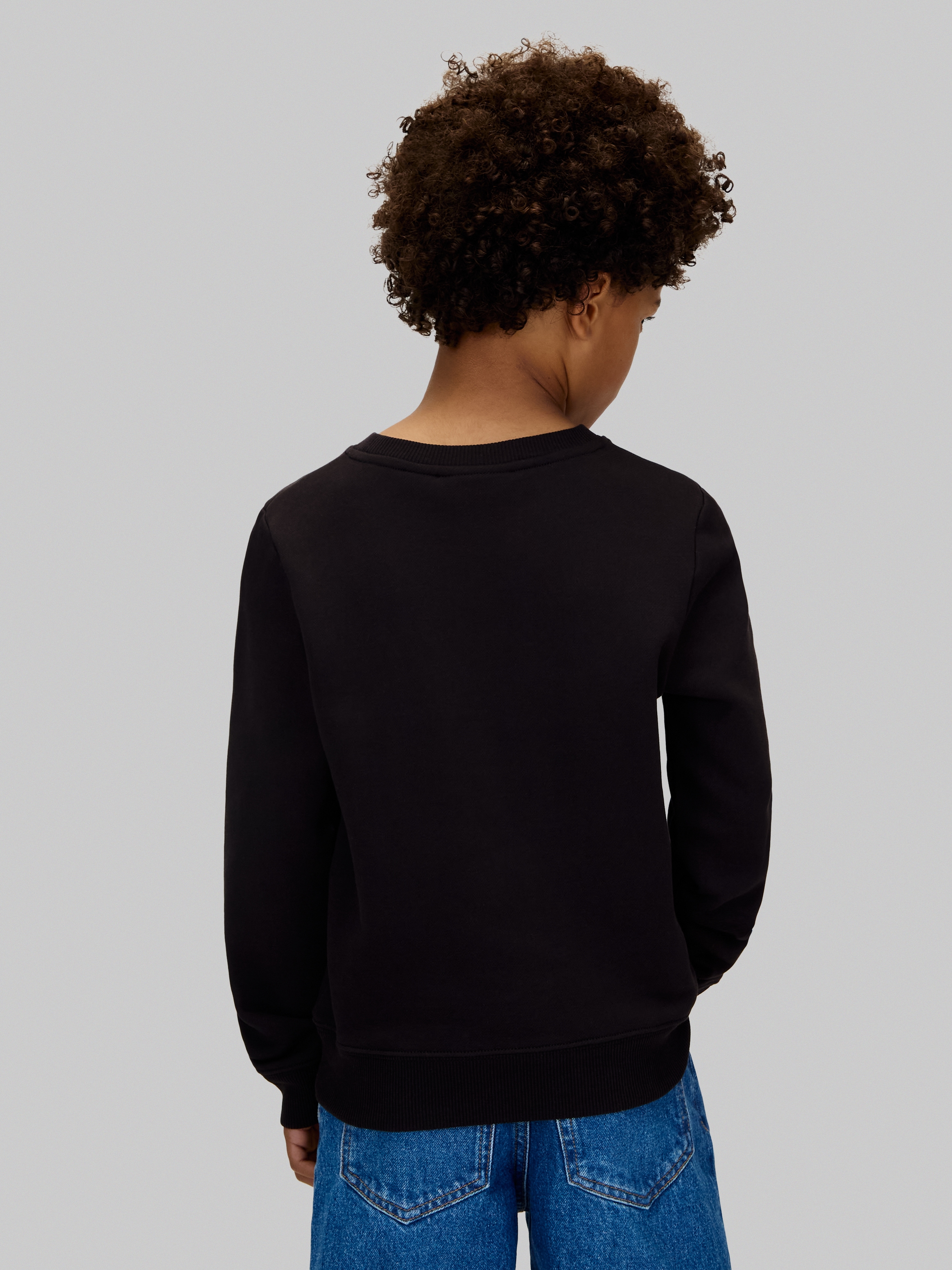 Calvin Klein Jeans Sweatshirt »FESTIVE MONO SWEATSHIRT«, für Kinder bis 16 Jahre, Applikation