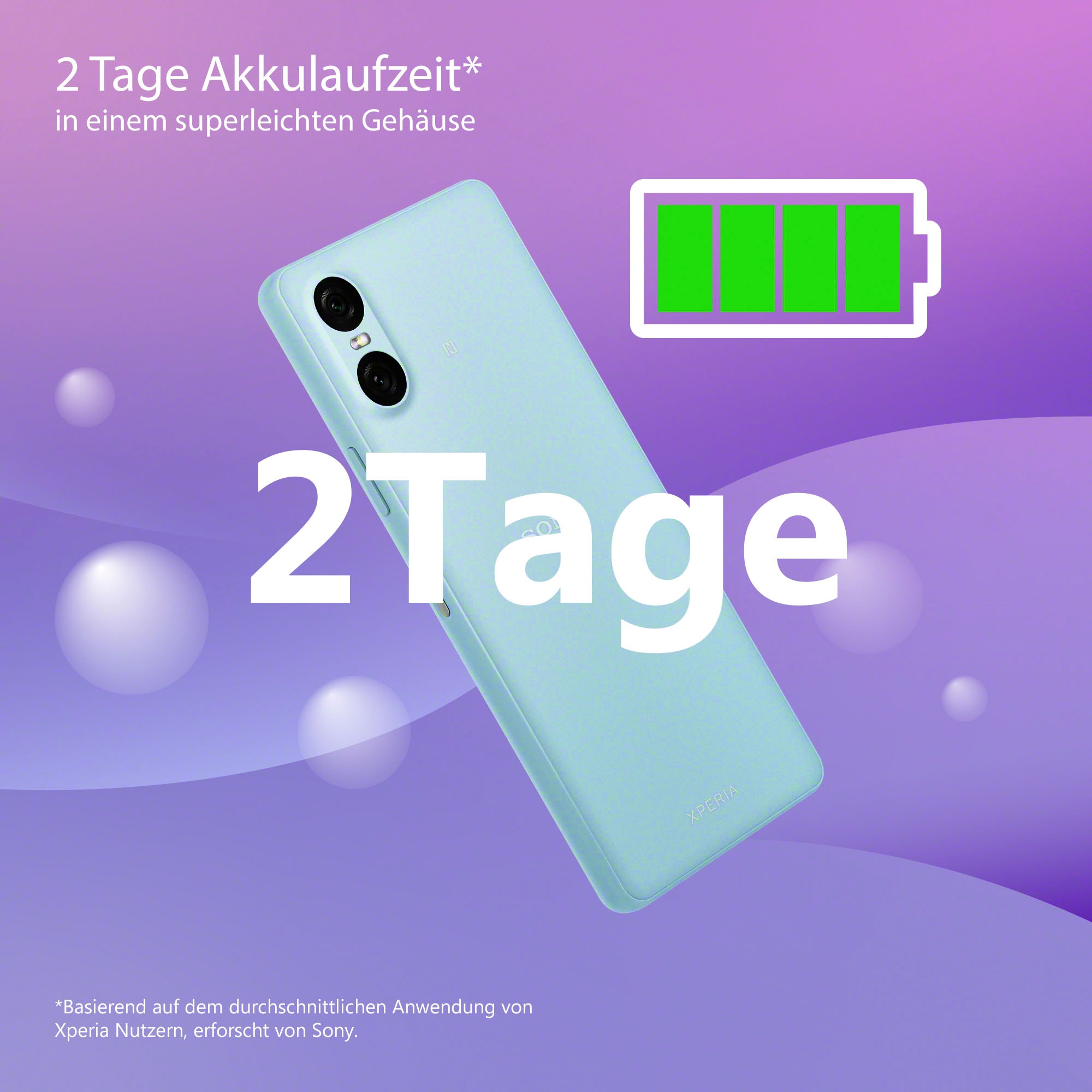 Sony Smartphone »Xperia 10 VI«, schwarz, 15,5 cm/6,1 Zoll, 48 MP Kamera