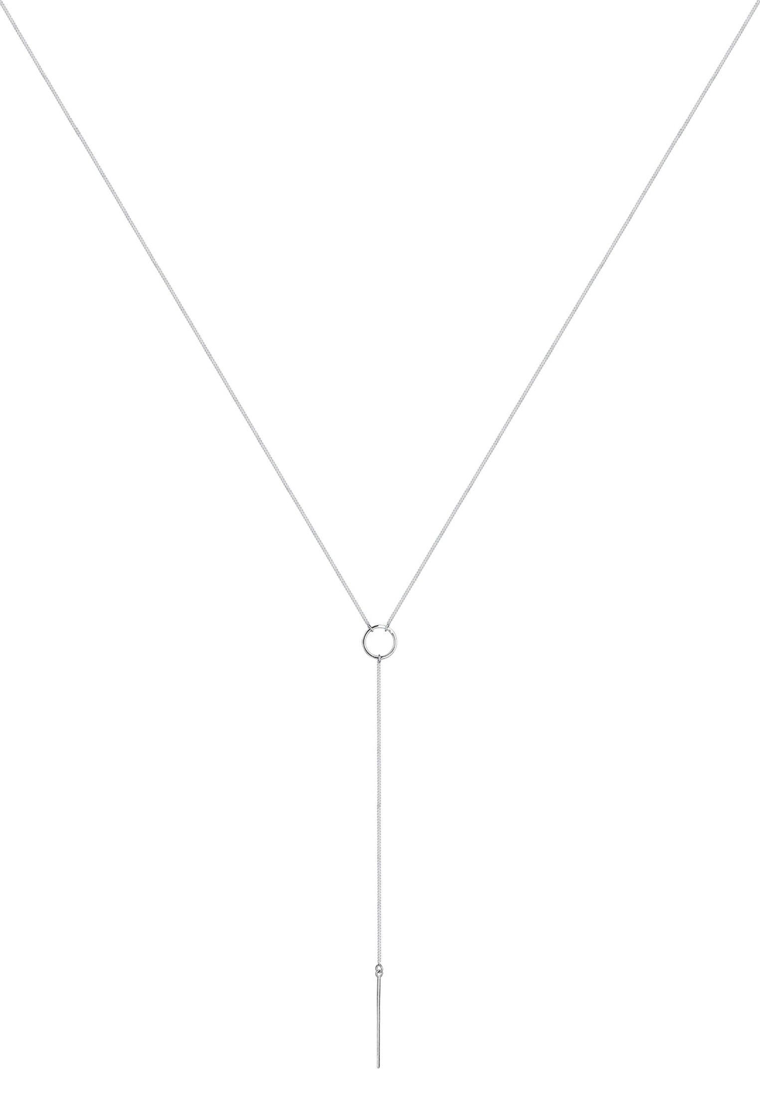 Elli Y-Kette »Halskette Y-Kette Trend Minimal 925 Silber«
