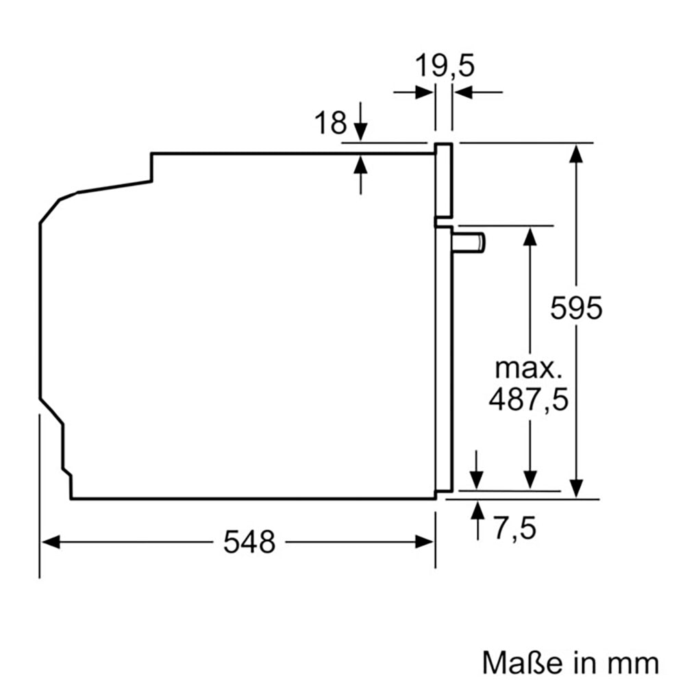 BOSCH Backofen mit Mikrowelle Serie 8 »HMG776NB1«, mit 1-fach-Teleskopauszug, AirFry-Funktion