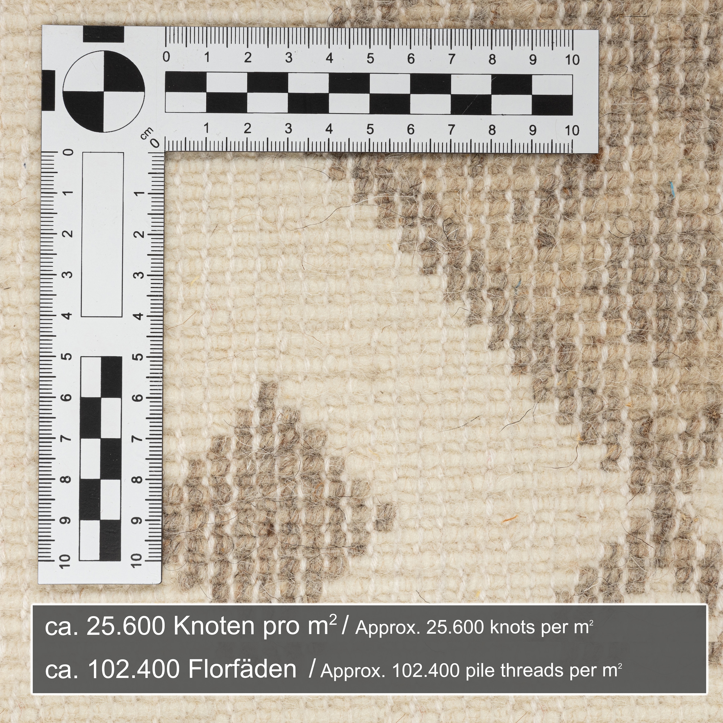 THEKO Wollteppich »Taza Royal 609«, rechteckig, 28 mm Höhe, echter Berber Teppich aus Marokko, reine Wolle, handgeknüpft
