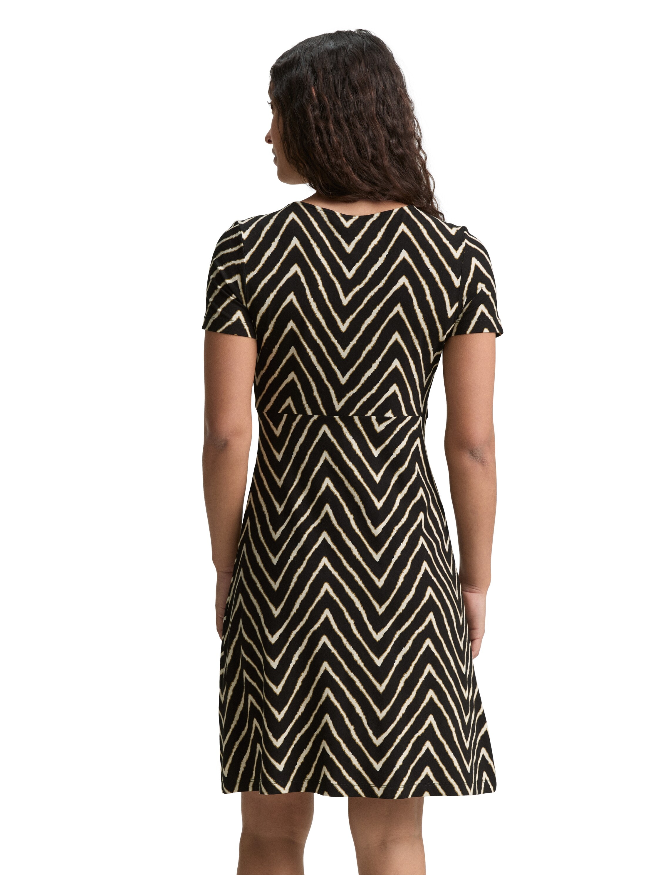 TOM TAILOR Sommerkleid, mit All-Over Print