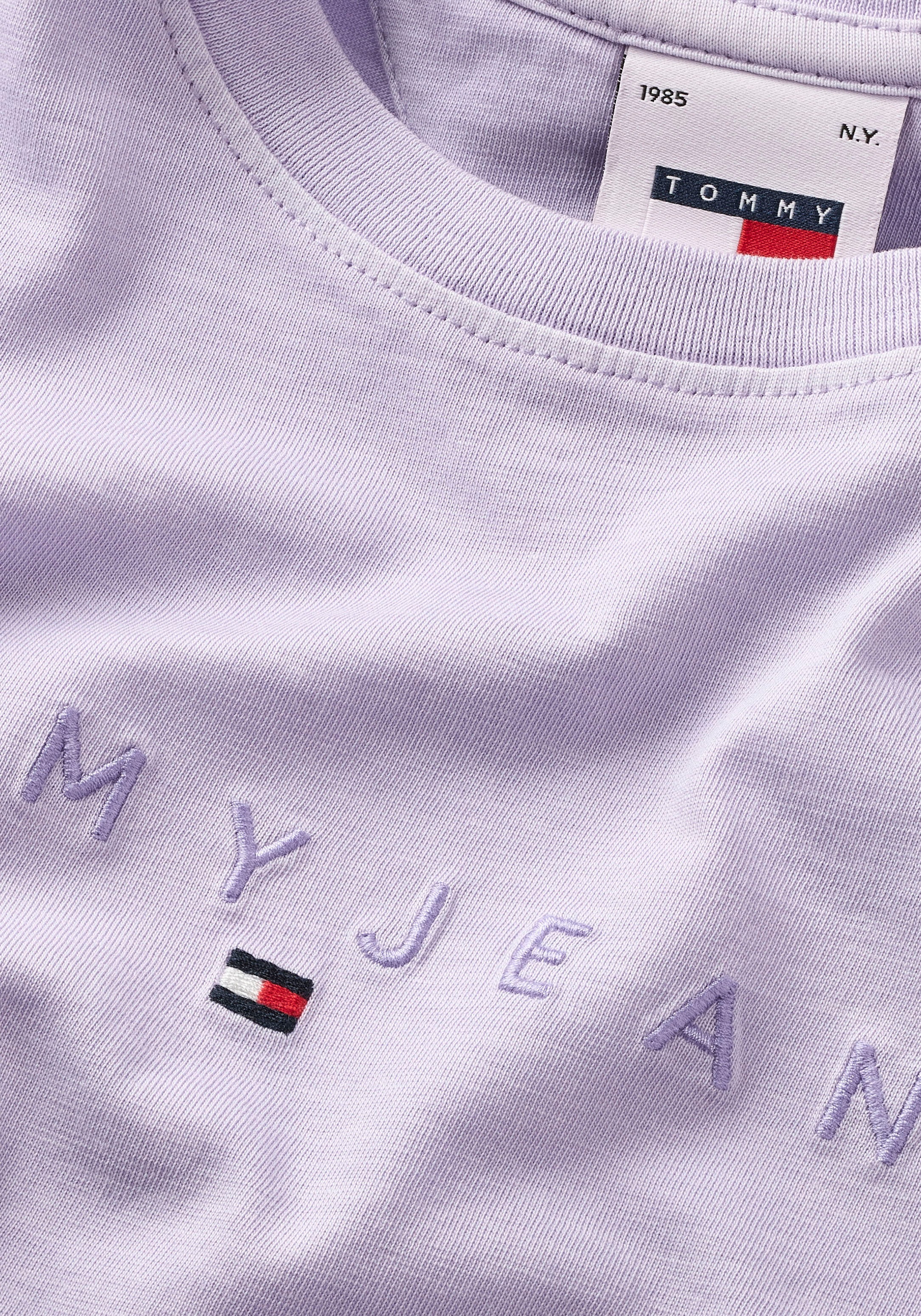 Tommy Jeans Rundhalsshirt »TJW SLIM TONAL LINEAR TEE«, mit gesticktem Tommy Jeans Logo-Schriftzug