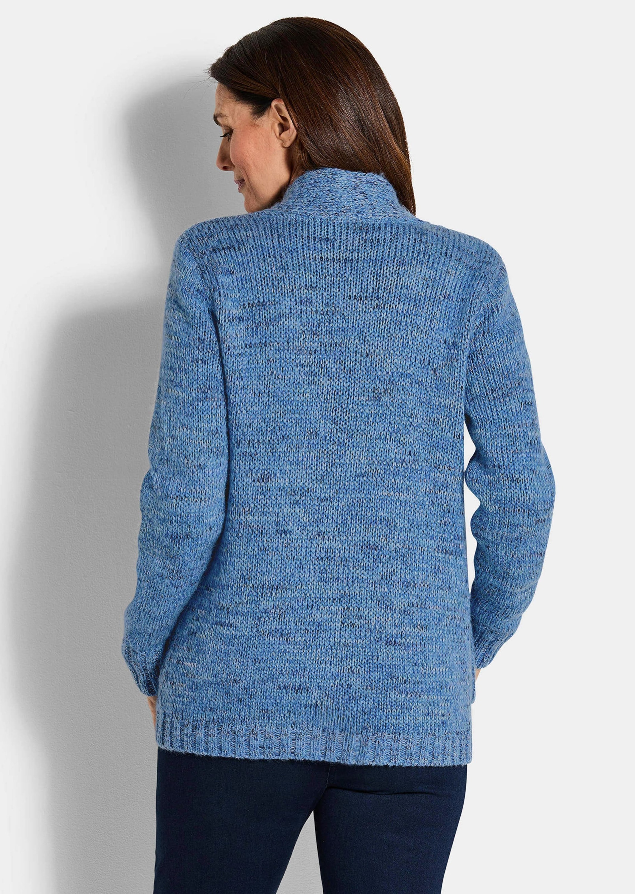 GOLDNER Strickjacke »Strickjacke mit aufgesetzten Taschen«