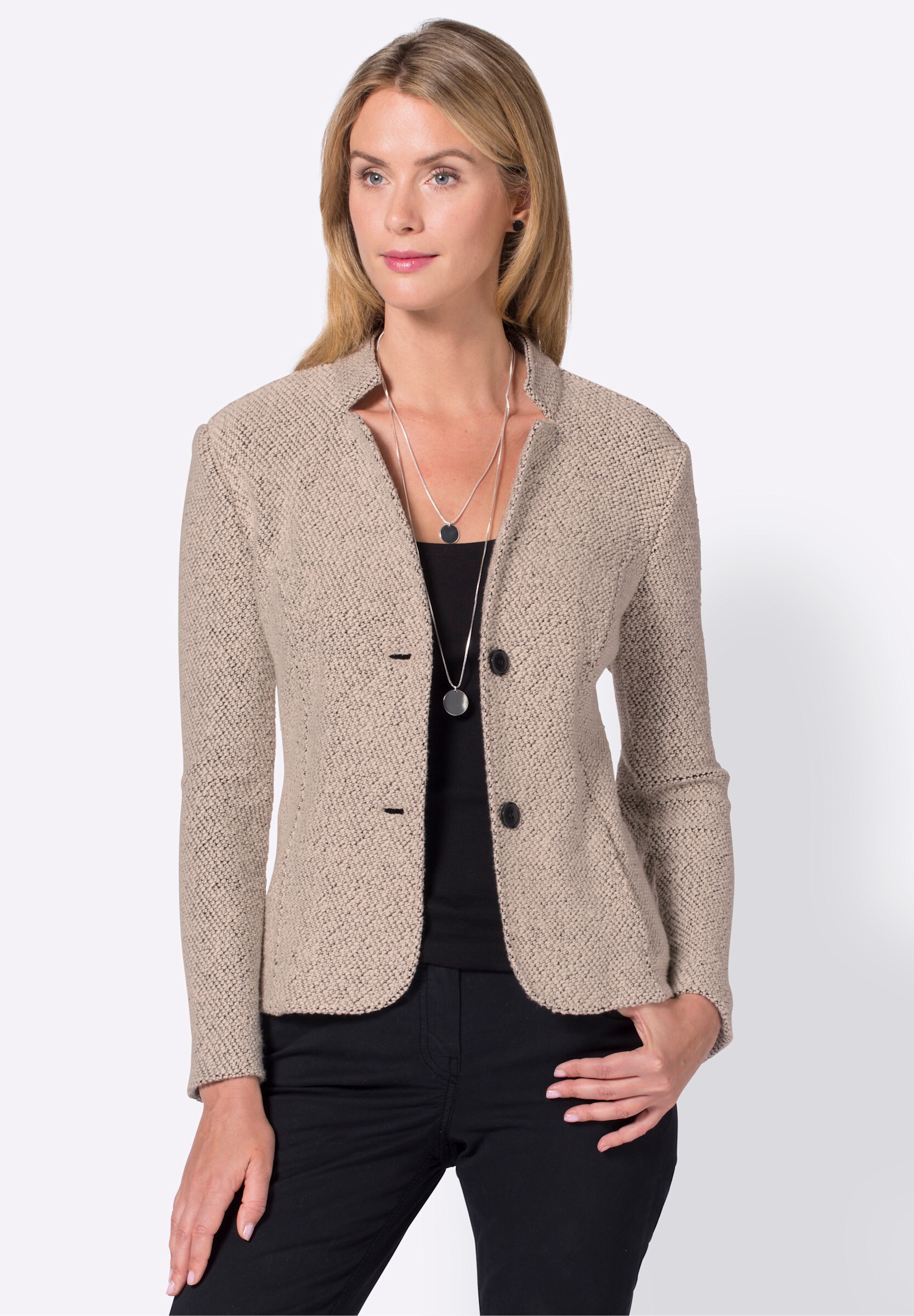 Witt Blusenblazer »Blazer Kurzblazer in Bouclé-Qualität«