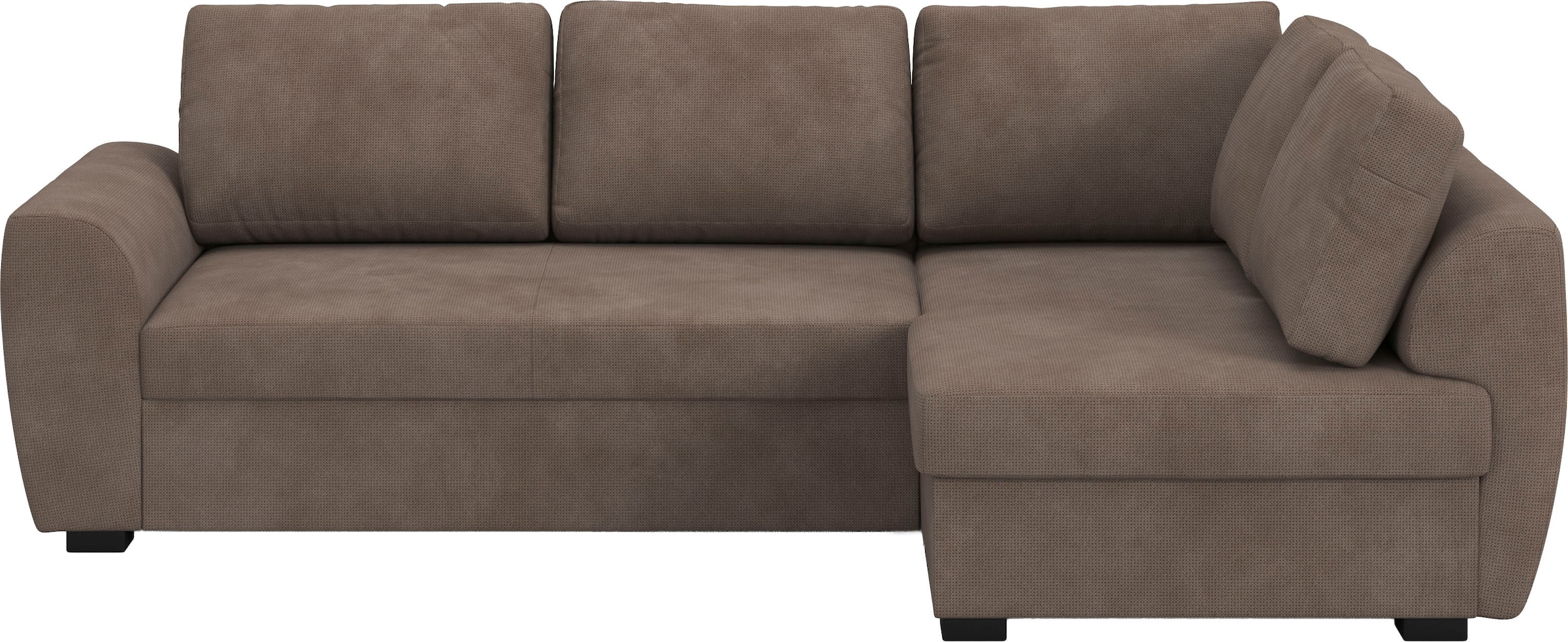 COTTA Ecksofa »Drift L-Form« optional auch mit Schlaffunktion, Wellenunterfederung