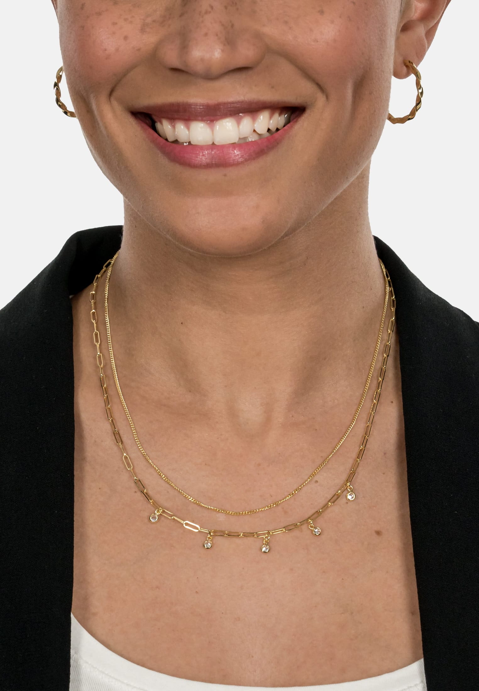 SURI FREY Paar Creolen »Ohrschmuck SFY Curly«