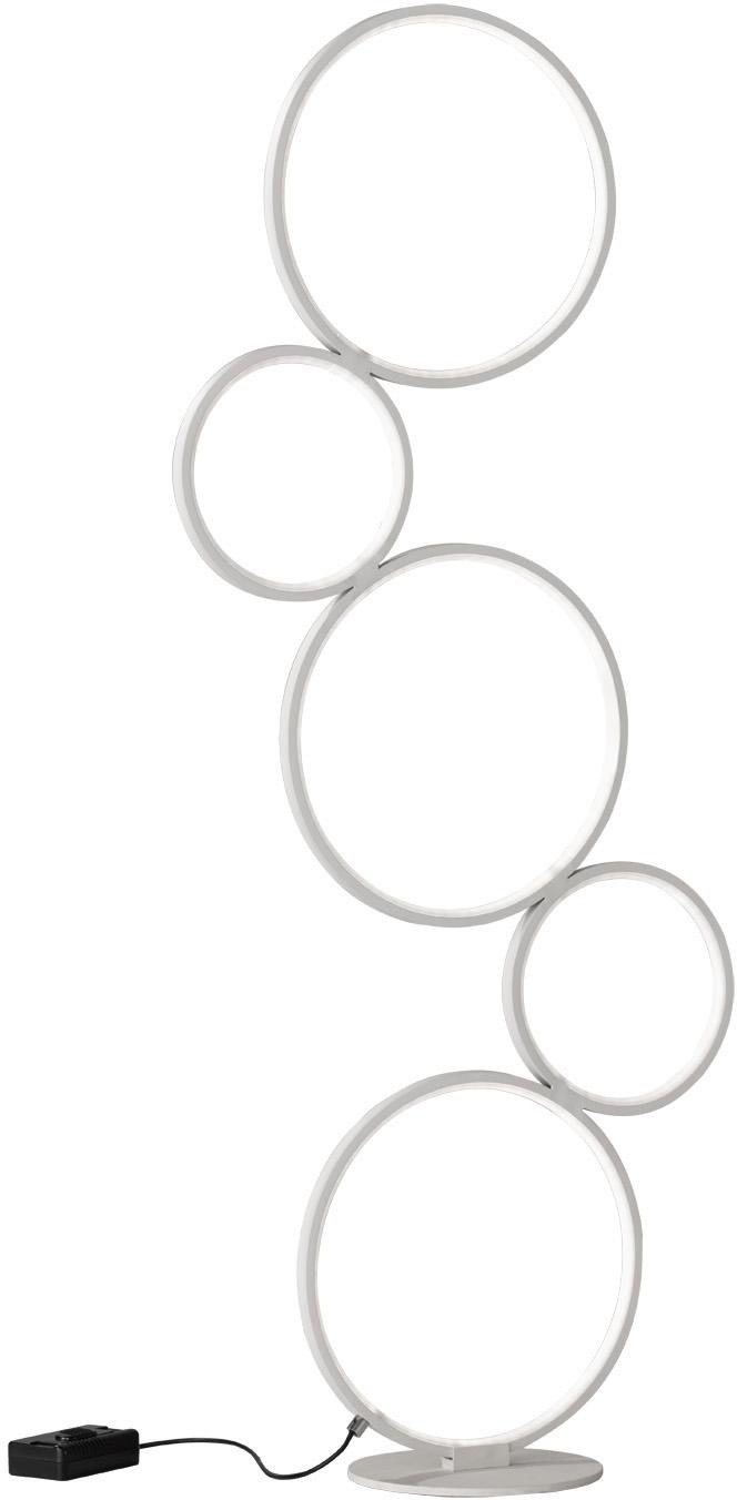 TRIO Leuchten LED Stehlampe »Rondo«, LED-Board, Warmweiß, Fussschalter,integrierter Dimmer