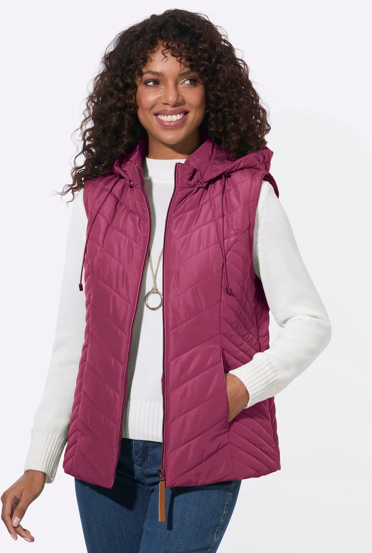 Casual Looks Doppeljacke mit Kapuze