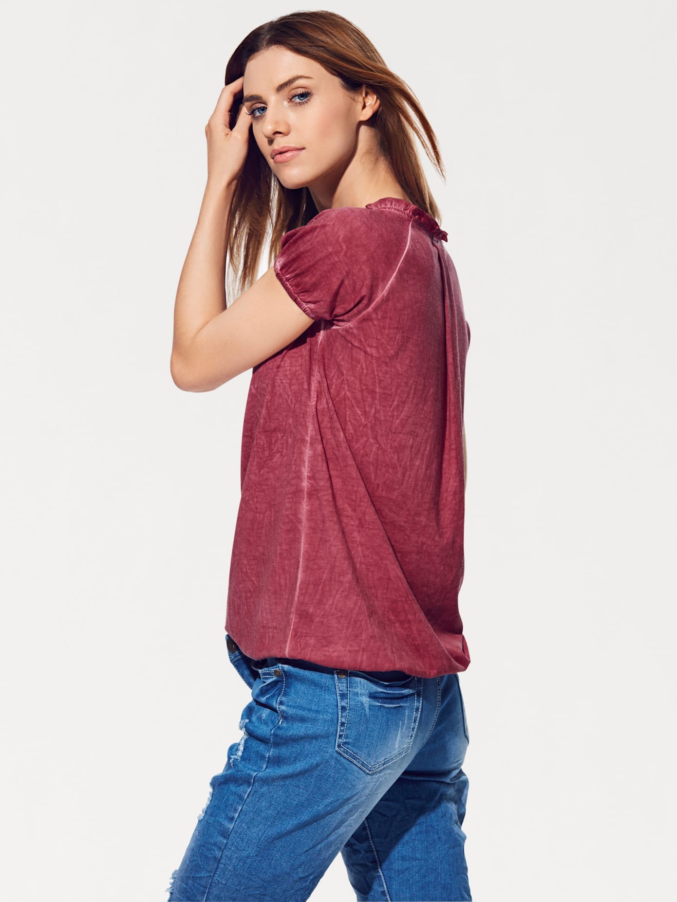 heine V-Shirt »V-Shirt«, (1 tlg.)