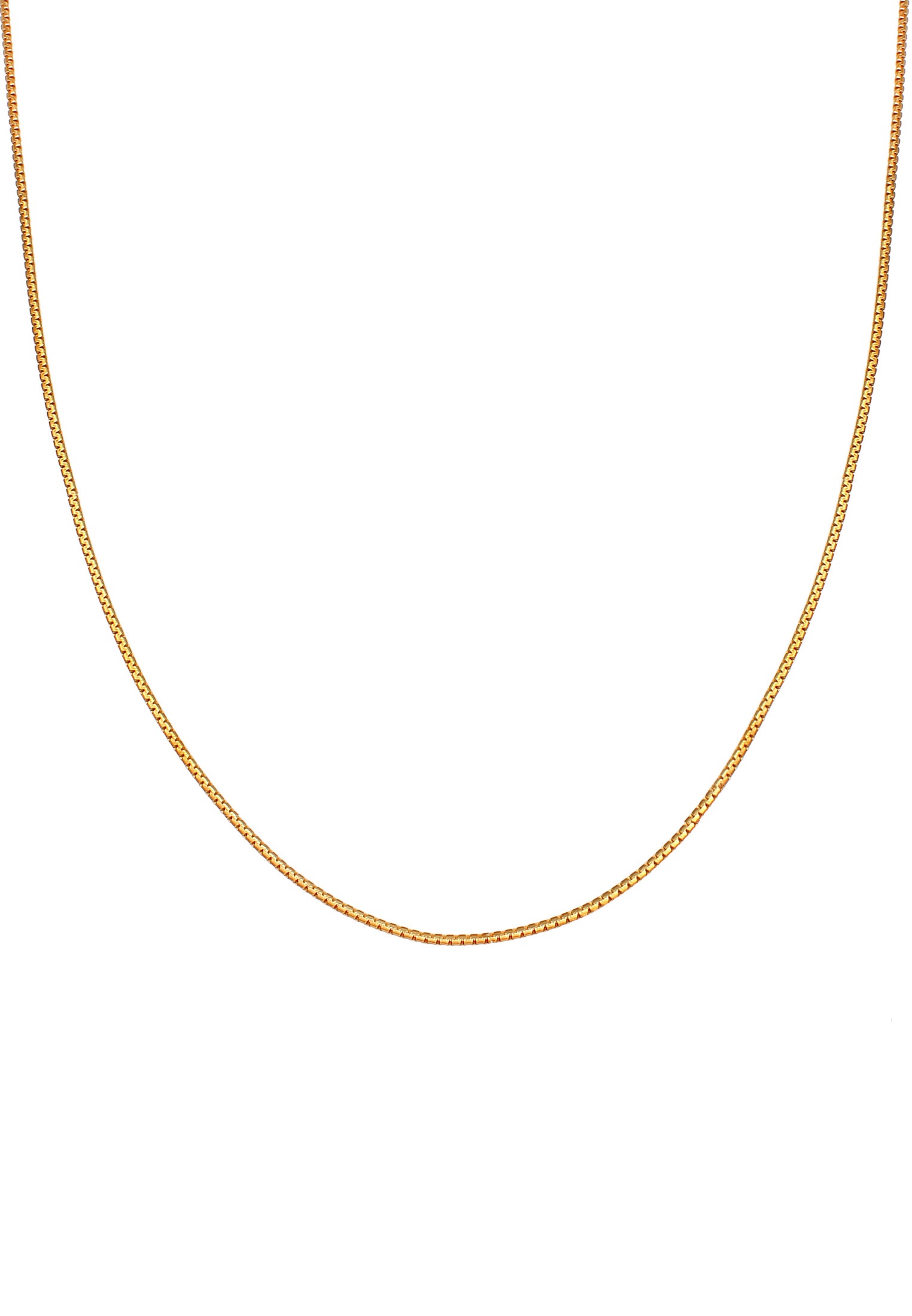 Elli Kette ohne Anhänger »Halskette Venezianer Basic Kette (1 mm) Karabiner 925 Silber«