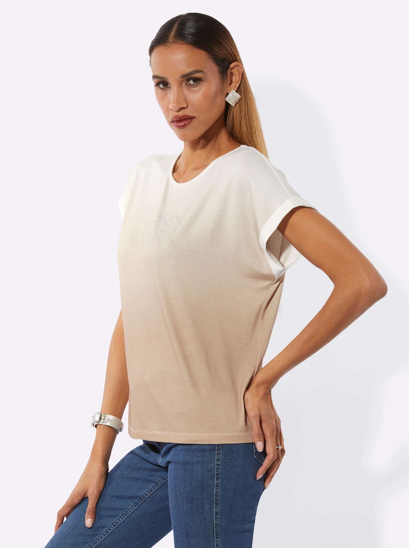 creation L Rundhalsshirt »Shirt« 1 tlg.
