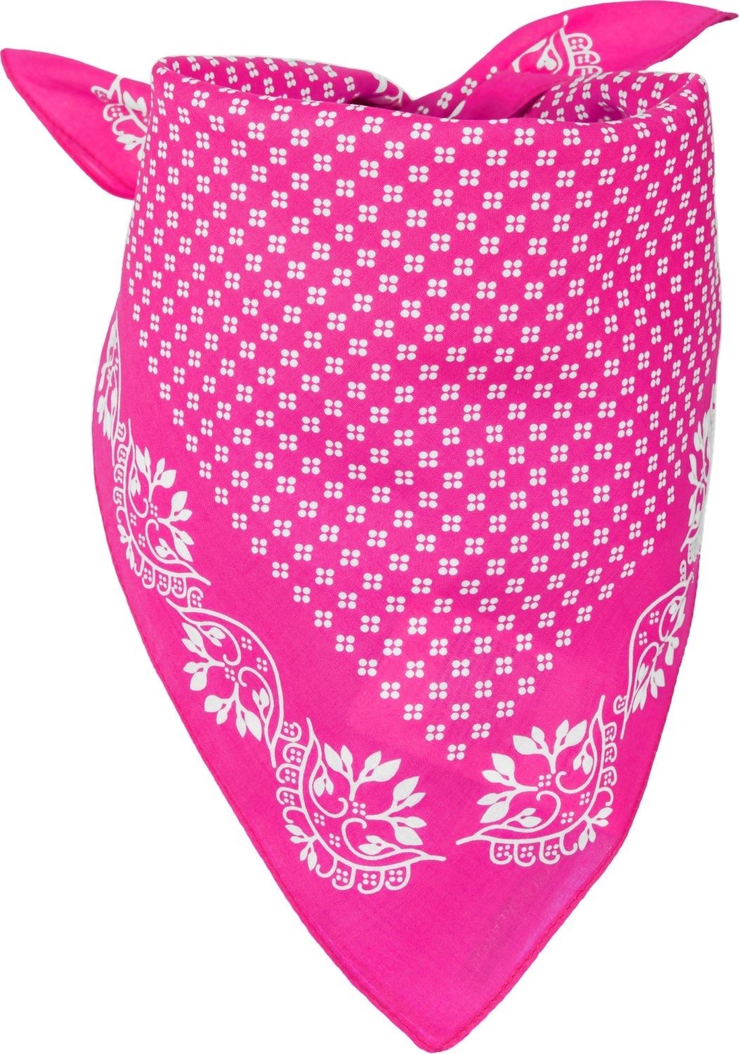styleBREAKER Bandana »Baumwolle Dreieckstuch mit Blümchen Muster« 1 Stk.