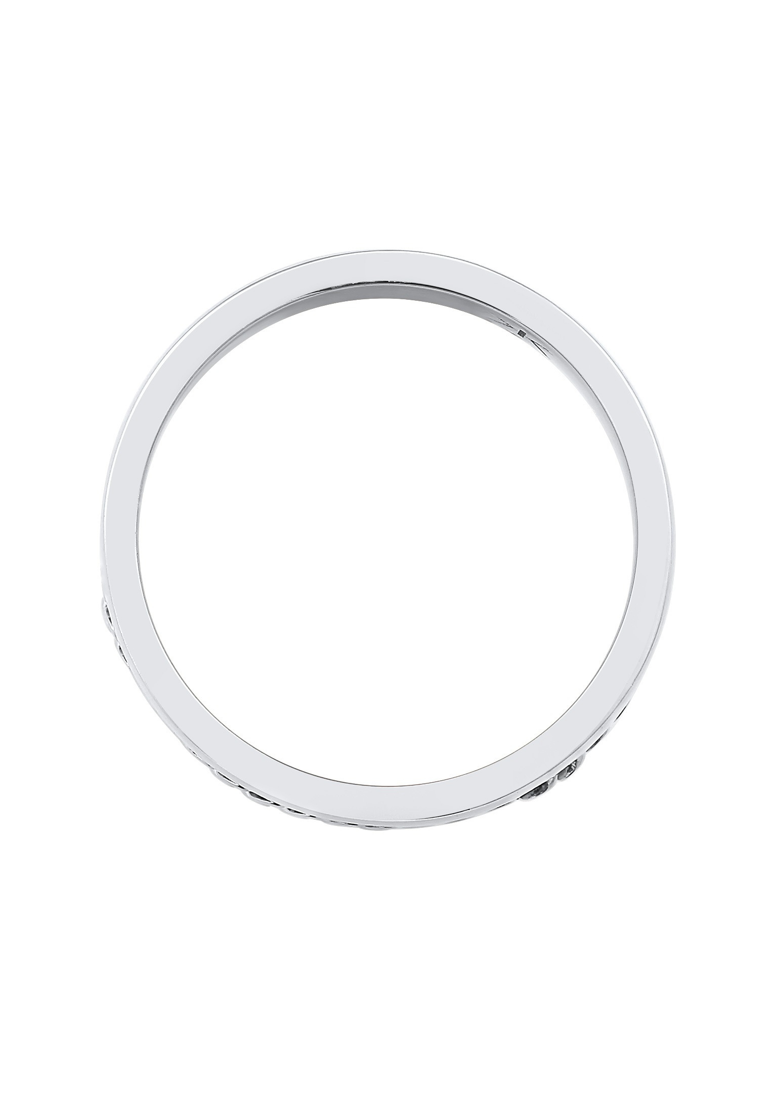 Kuzzoi Silberring »Ring Herren Bandring Chunky Chain 925 Silber«