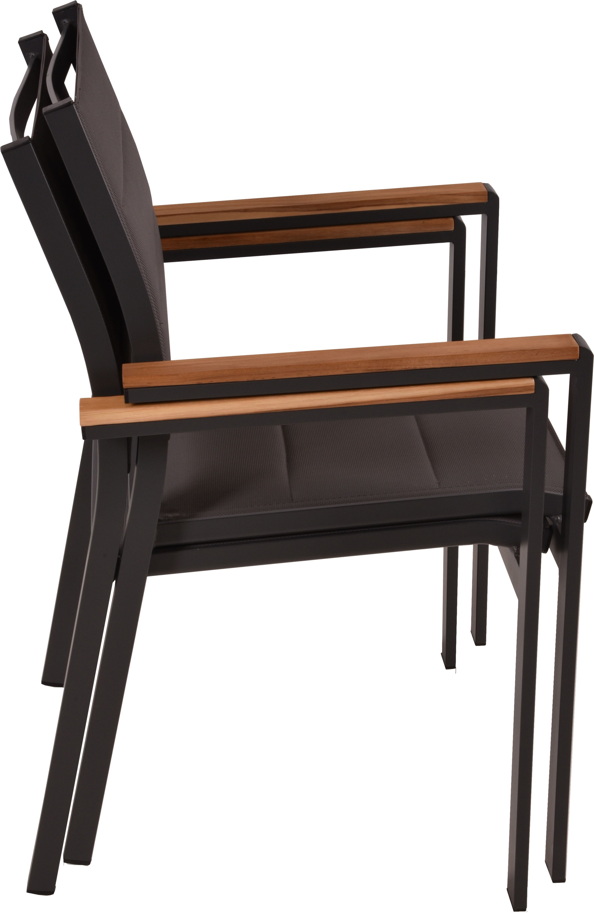 Garden Pleasure Garten-Essgruppe », Tischgruppe »RANA/DAVINA Set 03«« Set, 7 Stk. tlg. 6 Stühle (stapelbar), 1x Ausziehtisch LxB: 200-260 x100 cm