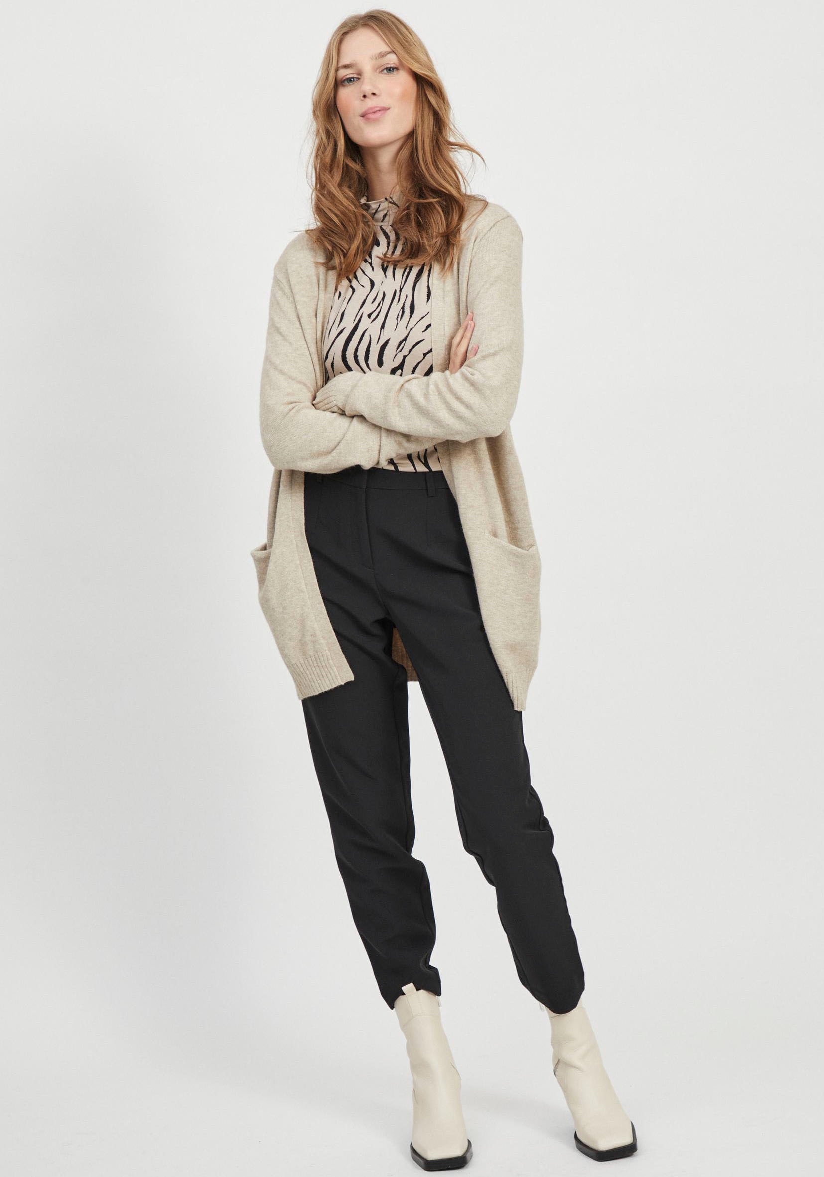 Vila Cardigan »VIRIL OPEN L/S KNIT CARDIGAN - NOOS«, in offener Form