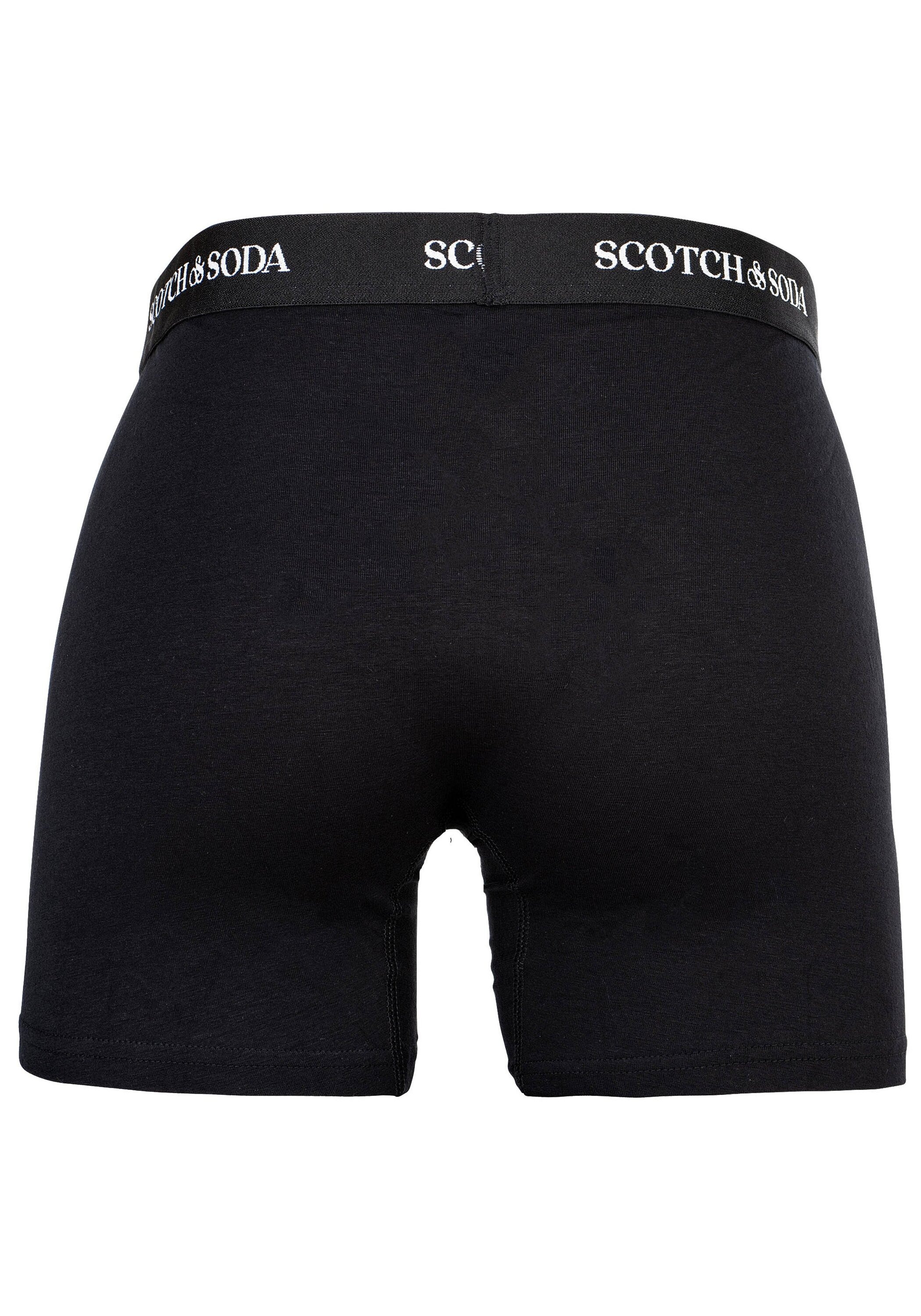 Scotch & Soda Boxershorts »Boxershort Solid Cotton Stretch 3er Pack«