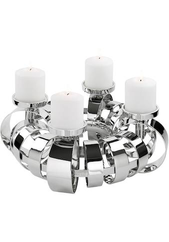 Fink Kerzenhalter »ANELLO, Weihnachtsdeko«, (1 St.), 4-flammig, Adventsleuchter kaufen