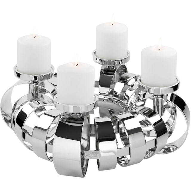 Fink Kerzenhalter »ANELLO, Weihnachtsdeko«, (1 St.), 4-flammig,  Adventsleuchter bei OTTO