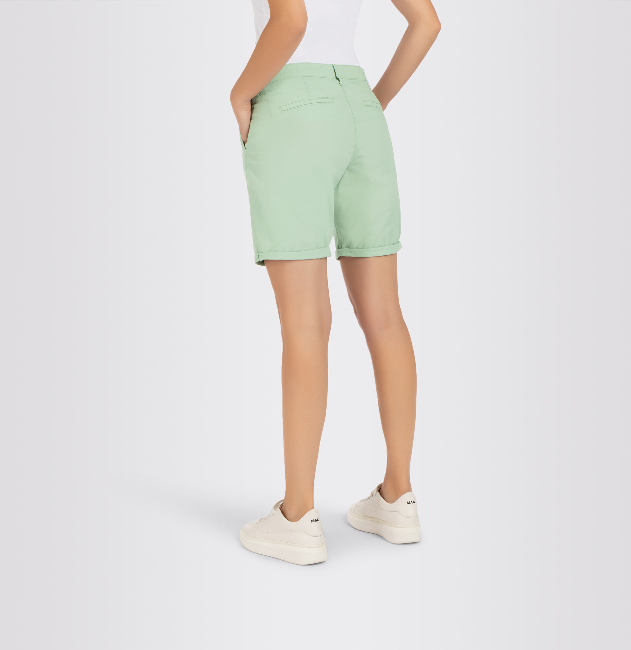 MAC Chinoshorts »Chino-Shorts«, Krempelbare Shorts