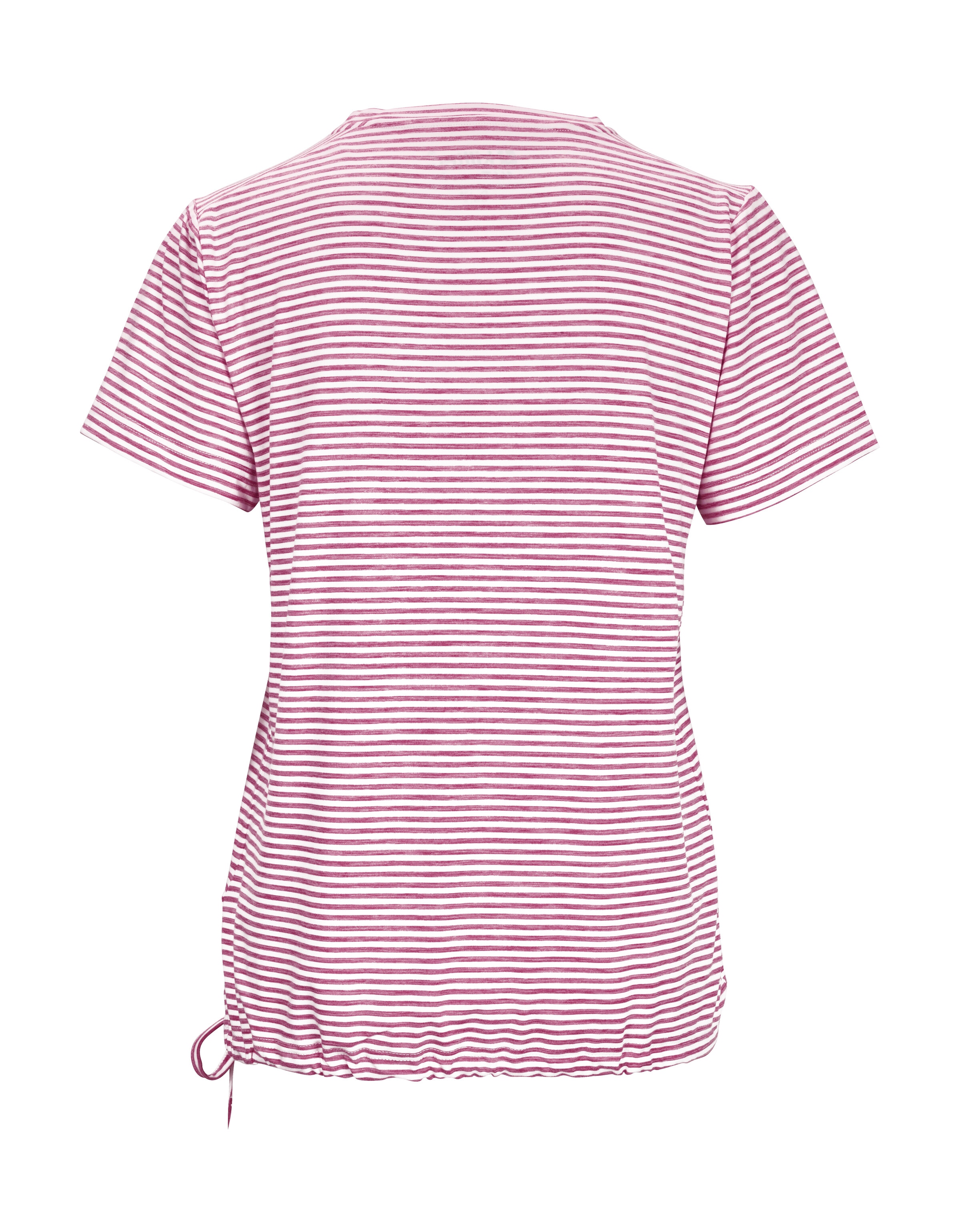 Killtec T-Shirt »Lilleo WMN TSHRT F«, Gestreiftes, schnelltrocknendes Funktionsshirt mit verstellbarem Saum
