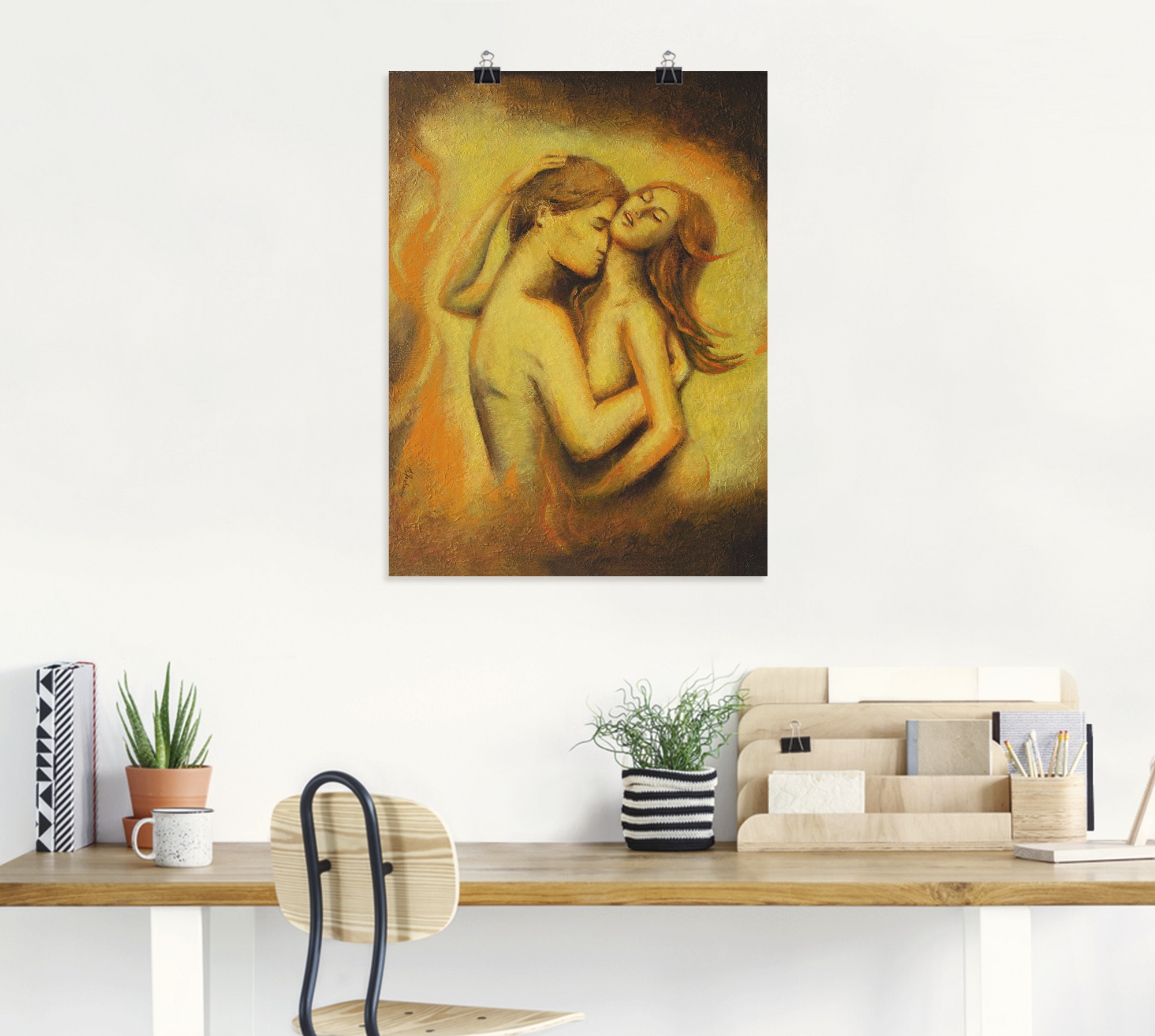 Artland Wandbild »Liebesrausch - erotische Malerei«, Paar, (1 St.), als Poster, Wandaufkleber in verschied. Größen
