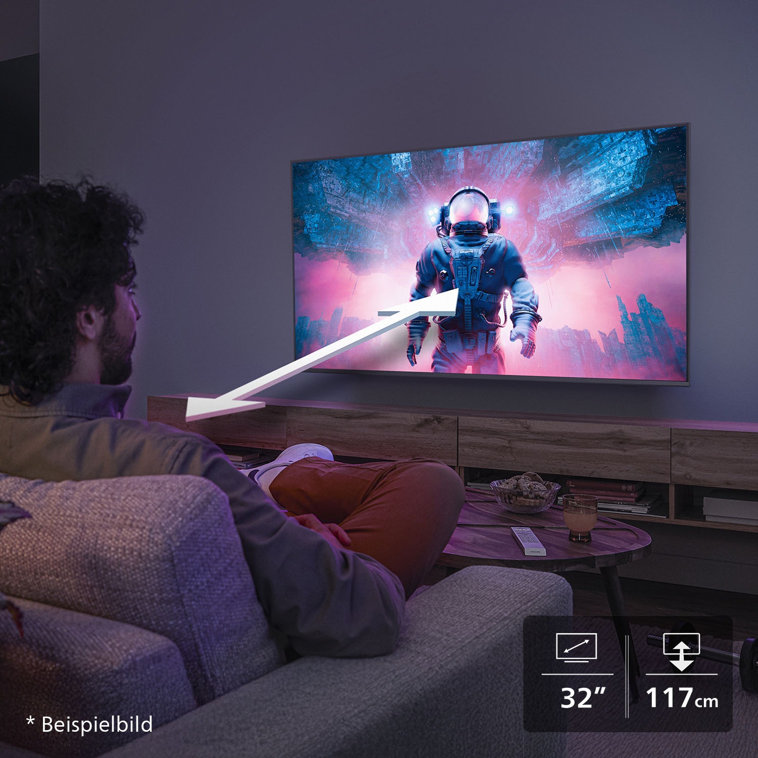 Philips LED-Fernseher »32PHS6060/12« 80 cm/32 ″ HD ready Smart-TV