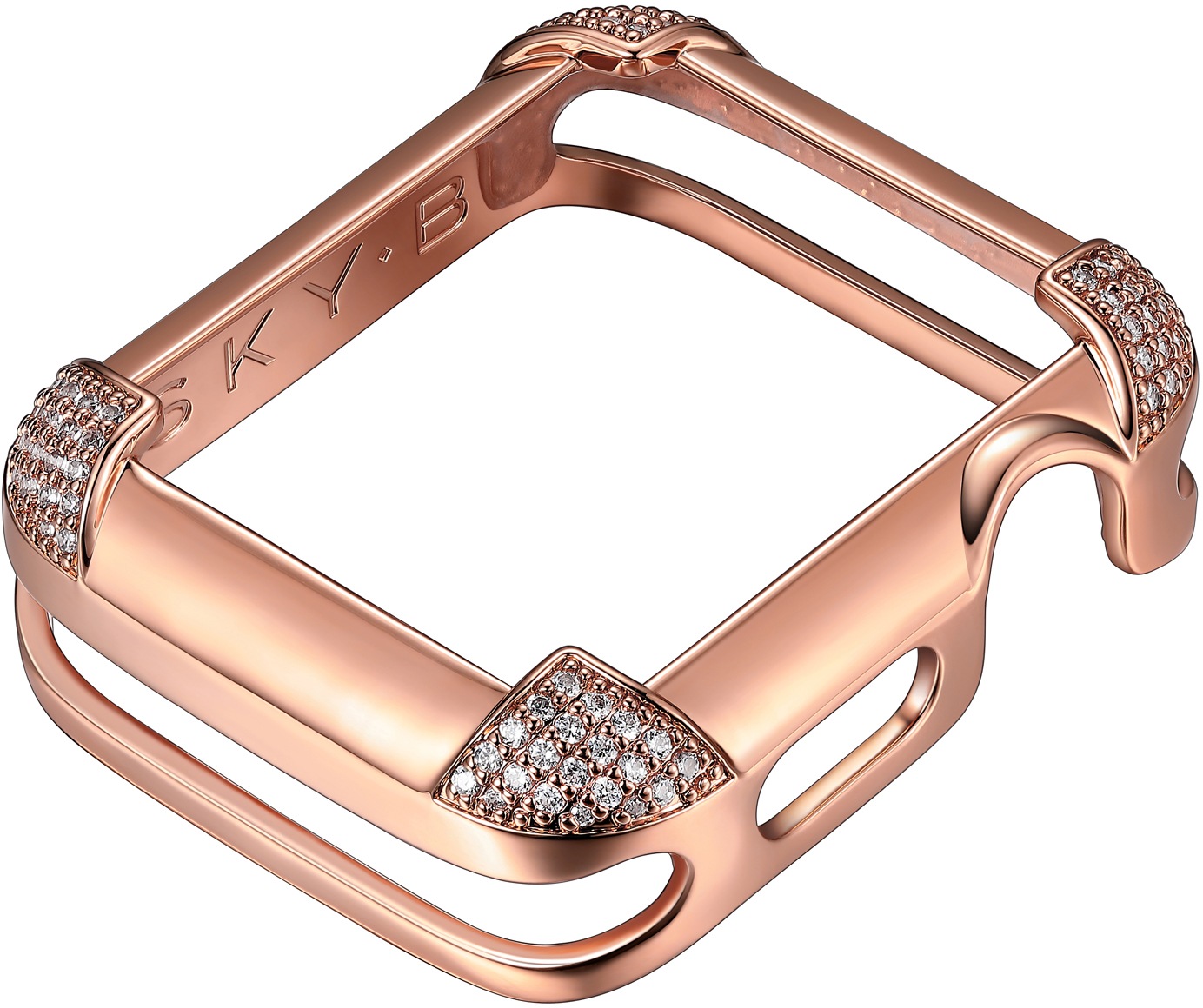 SKY•B Smartwatch-Hülle »PAVÉ CORNERS, W002R42, 42 mm«, Watch