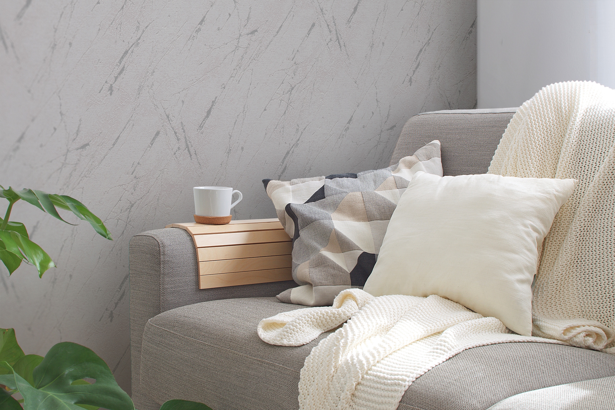 A.S. Création Vliestapete »Casual Living Marmor-Tapete Mustertapete Stein-Optik Steinoptik« leicht glänzend strukturiert Vliestapete Marmor für Schlafzimmer Küche Wohnzimmer Marmoroptik Flur