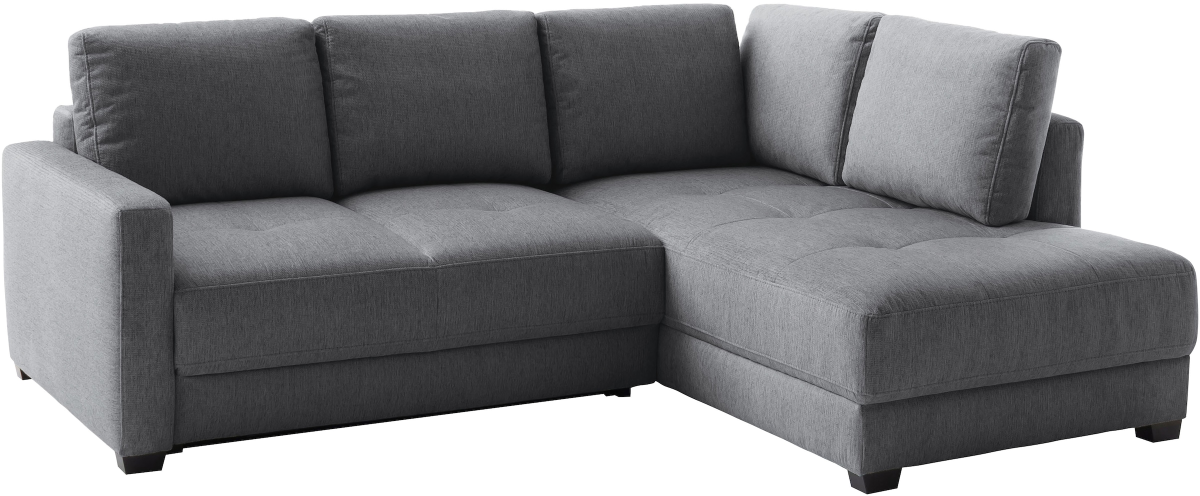 Mr. Couch Ecksofa »Pierre, L-Form mit Taschenfederkern« mit DuraSpring-Taschenfederkern bis 140 kg belastbar
