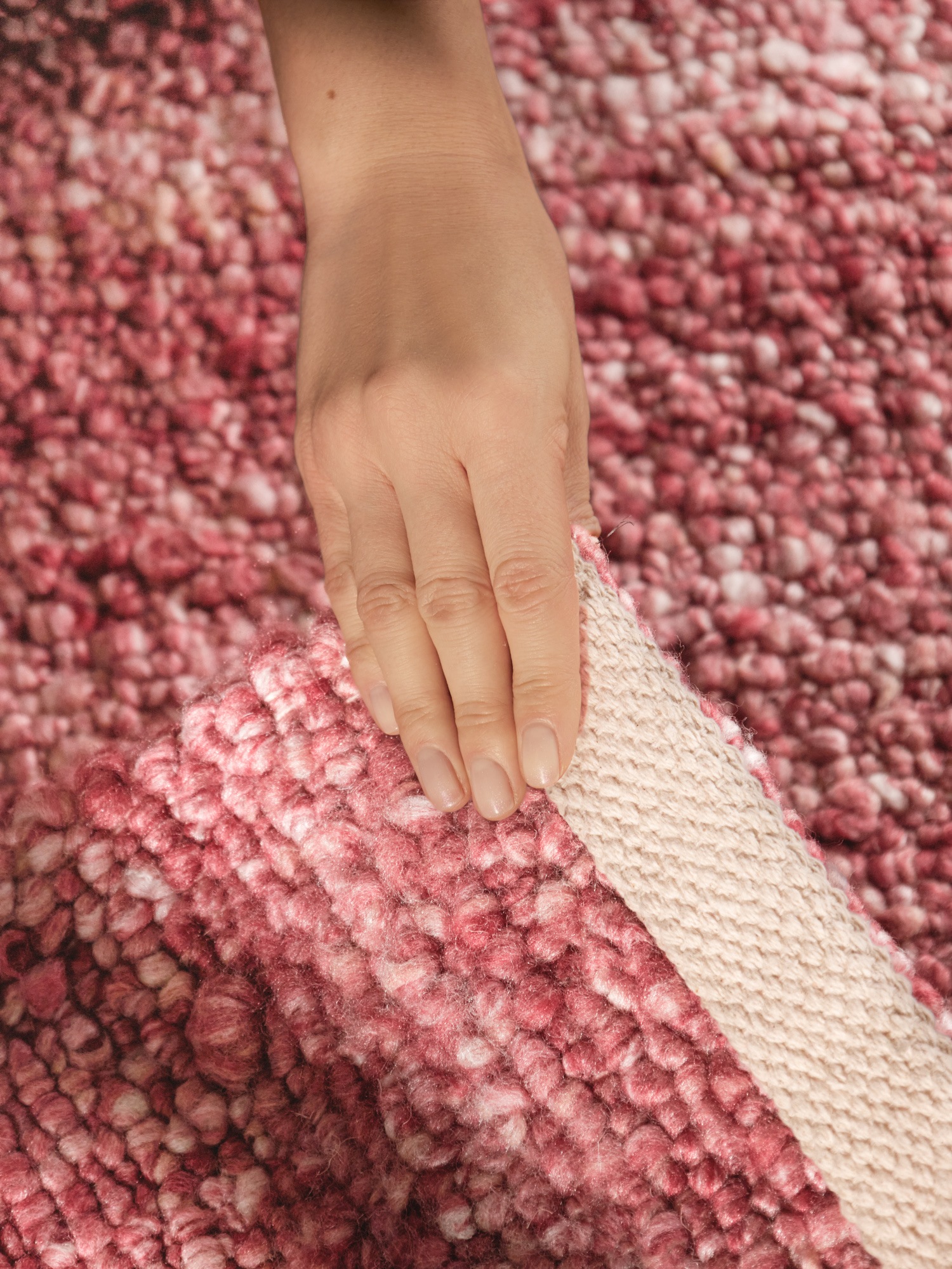 Ted Baker Teppich »Soft Bouclé Portobello , auch als Läufer« rechteckig 10 mm Höhe Woll-Optik, Bouclé Meliert, Wohnzimmer, Esszimmer, Schlafzimmer, Flur