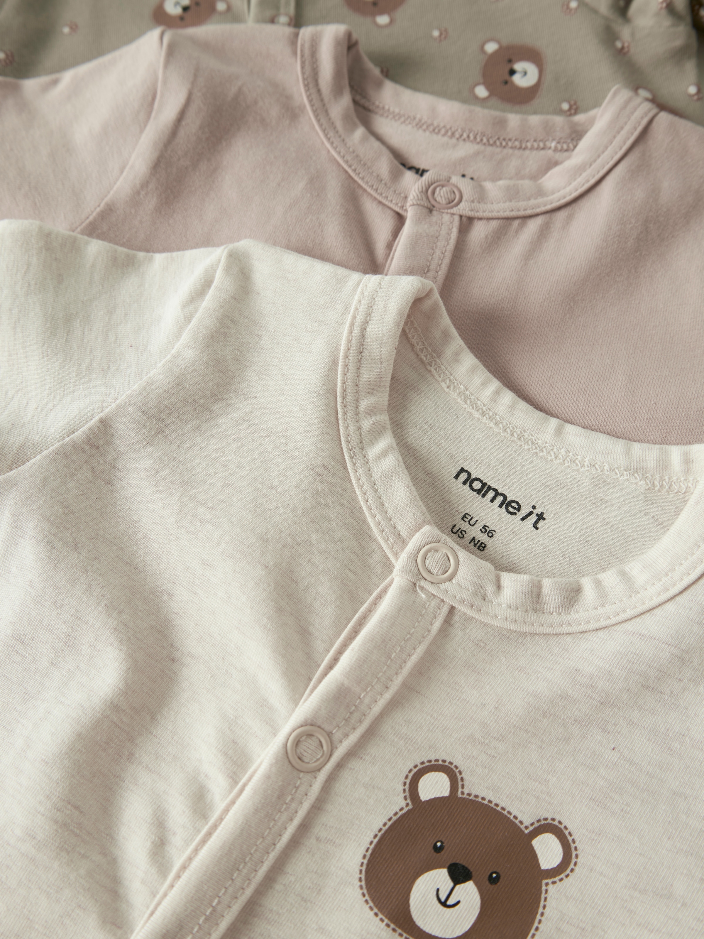 Name It Schlafoverall »NBNNIGHTSUIT 3P AOP NOOS« Packung, 3 Stk.