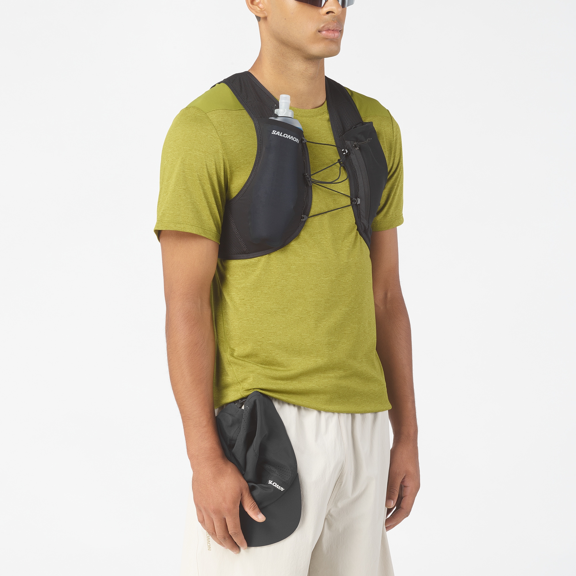 Salomon Trinkrucksack Laufweste für sportliche Aktivitäten, sportlicher Stil, aus Polyester