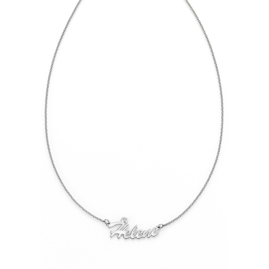 Firetti Namenskette »Schmuck Geschenk Silber 925 Halskette mit deinem Namen«