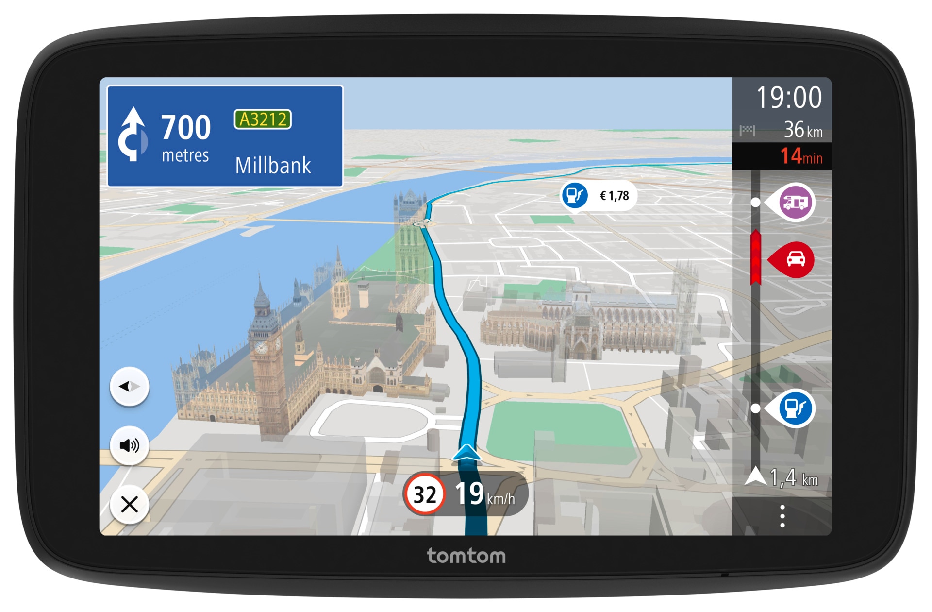 Tomtom PKW-Navigationsgerät »GO CAMPER Max (2te Generation)« (Zentraleuropa ) in schwarz, Größe 0