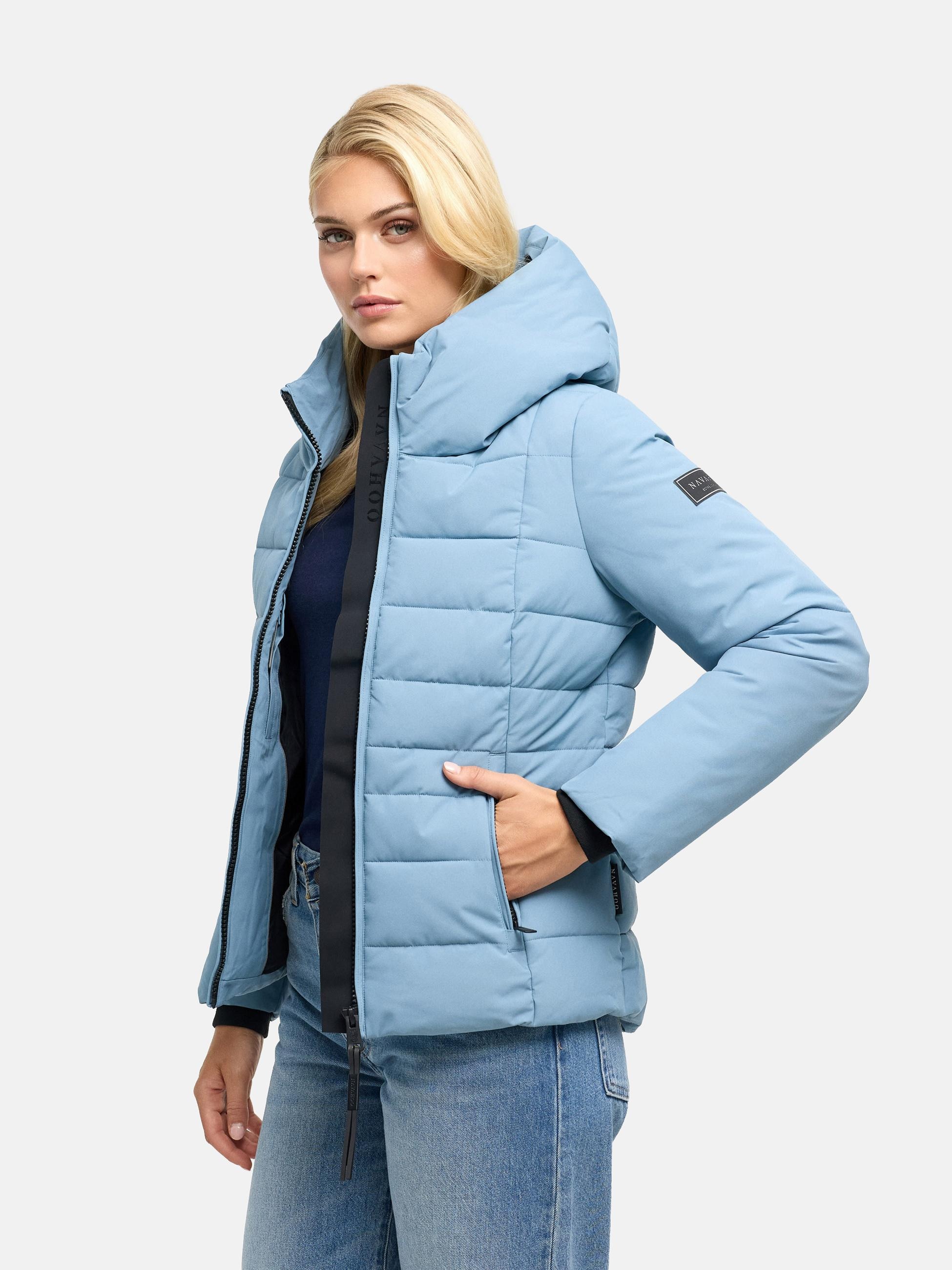 Navahoo Outdoorjacke »Outdoorjacke Stepptänzchen XIV« mit Kapuze Warme Damen Steppjacke mit Kapuze