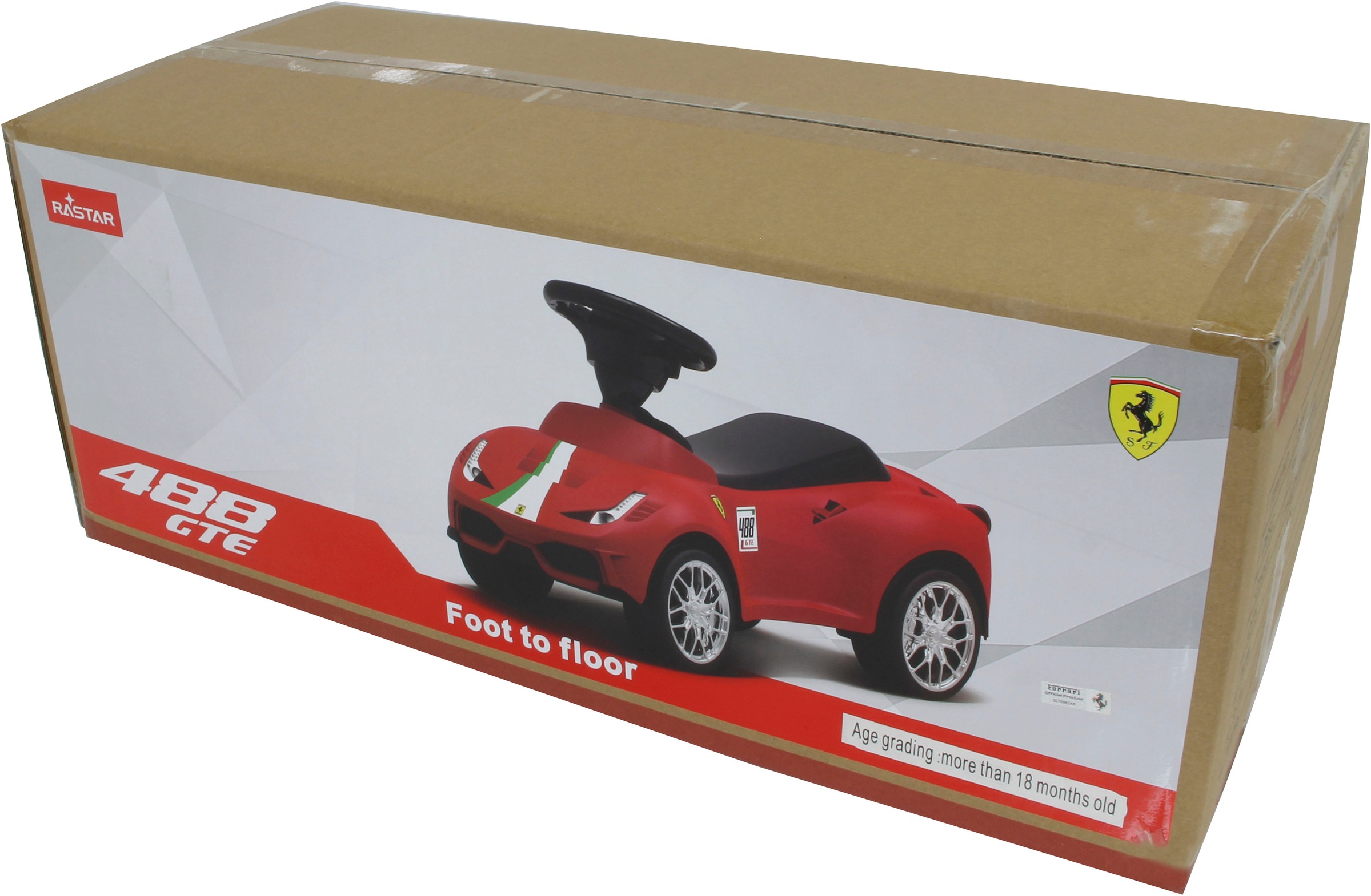 Jamara Rutscherauto »Ferrari 488«, BxTxH: 30x70x38 cm