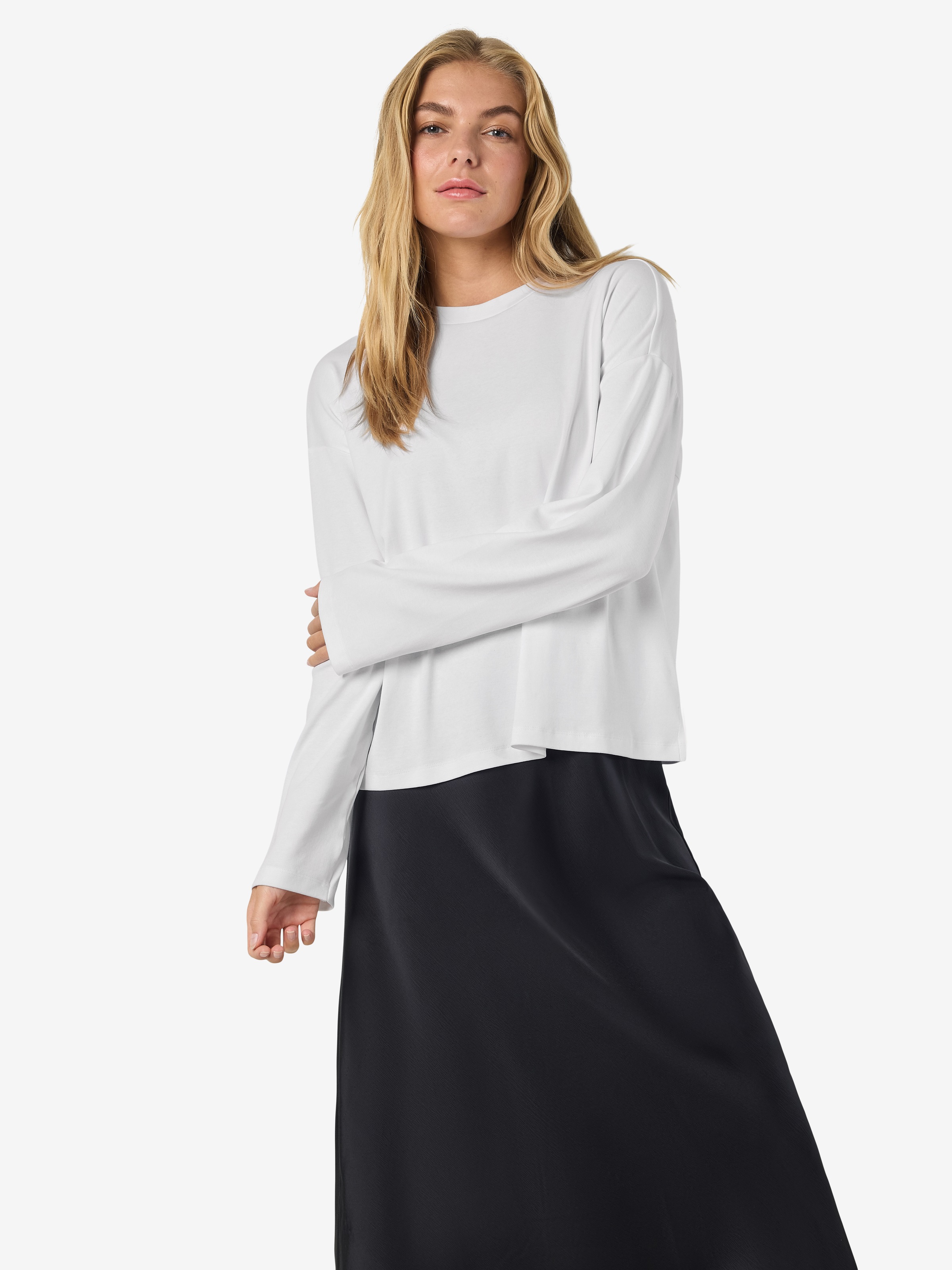 Noisy may Langarmshirt »NMMOCCA L/S REGULAR FIT TOP JRS FWD NOOS«