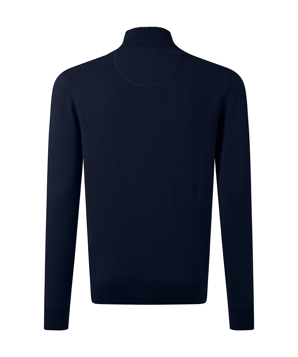Pierre Cardin Strickpullover, mit Troyer Kragen