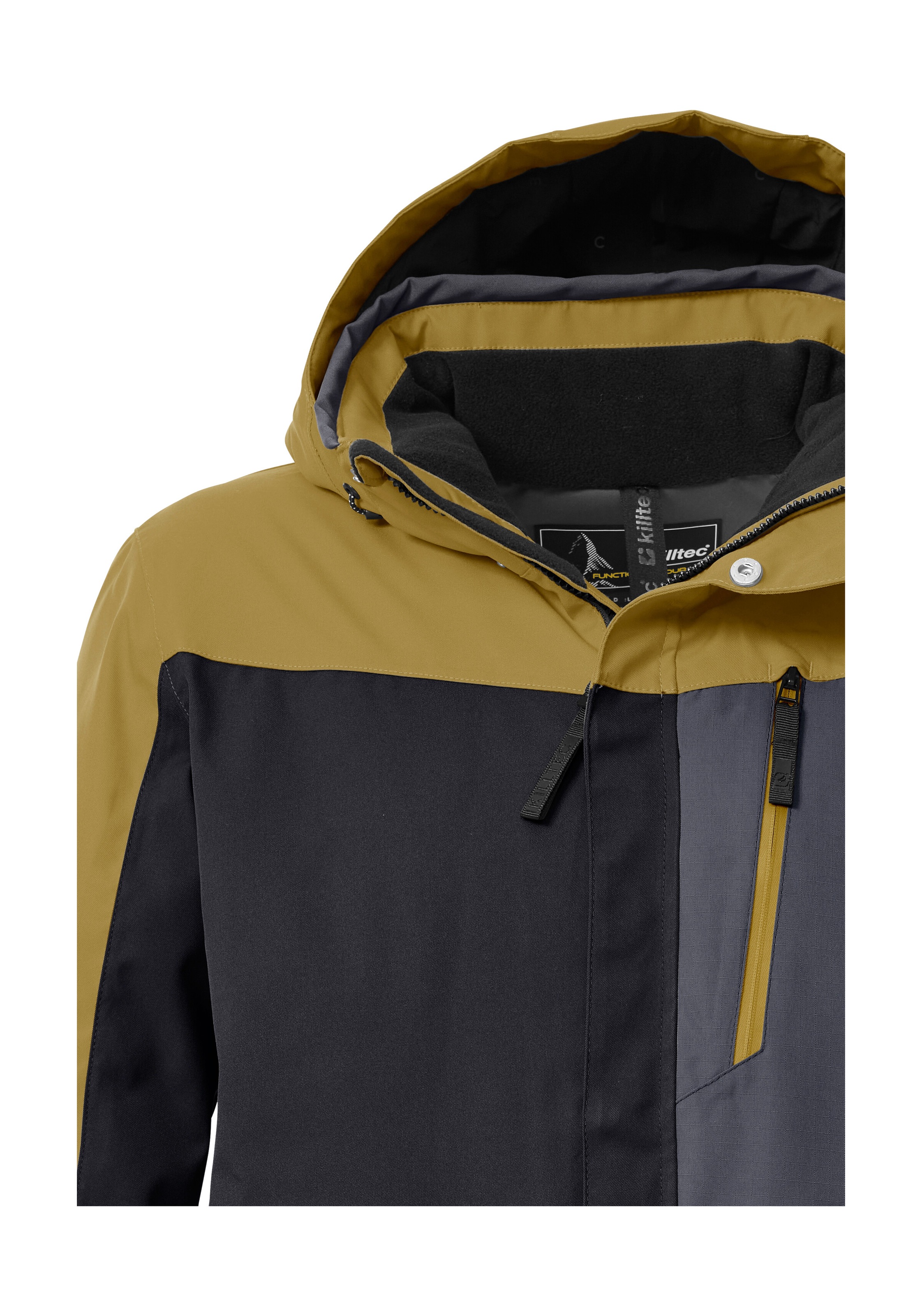 Killtec Skijacke »KSW 52 MN SKI JCKT« Wasserdichte, atmungsaktive Herrenjacke mit Schneefang und Taschen