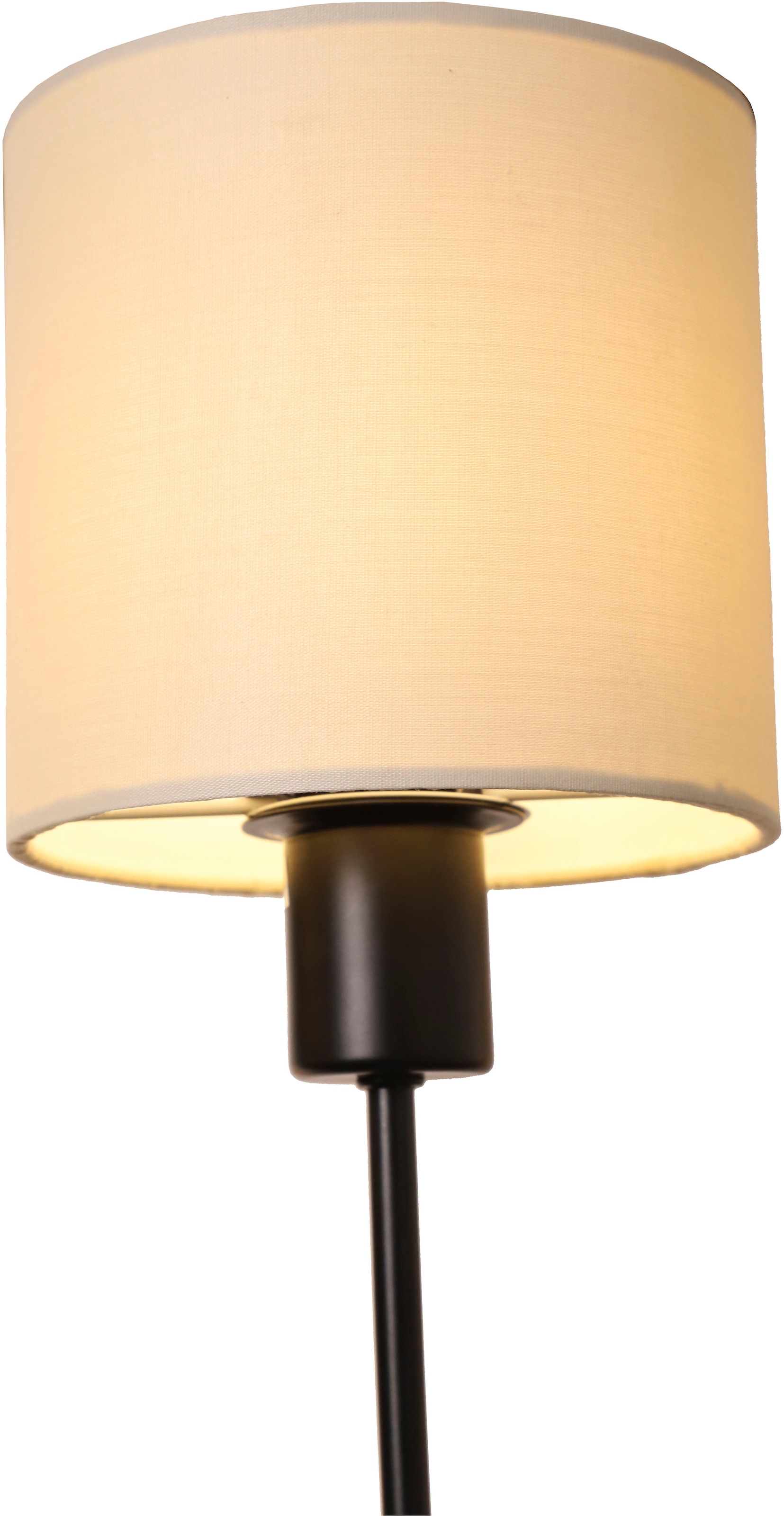 OTTO home Stehlampe »Avveline« E14 1 Stk. Stehlampe, 3-flammig mit Leinenschirmen, 148 cm hoch
