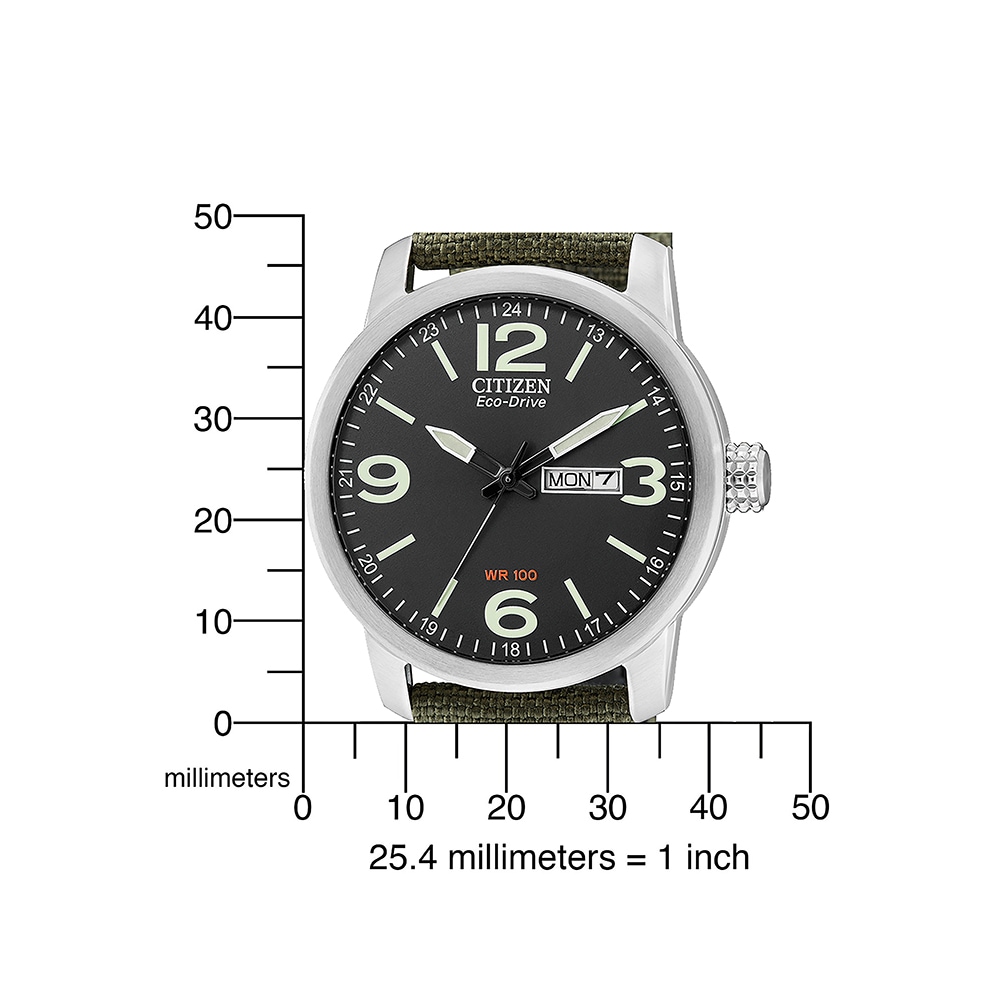 Citizen Solaruhr Armbanduhr, Herrenuhr, Datum, Textilarmband