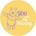 Komar Wandtattoo »Winnie the Pooh My Hunny«, (Set, 1 St., Komar Dot), Selbstklebende und runde Vliestapete (130 g/m²) - ein Stück mit Ø Durchmesser 125 cm