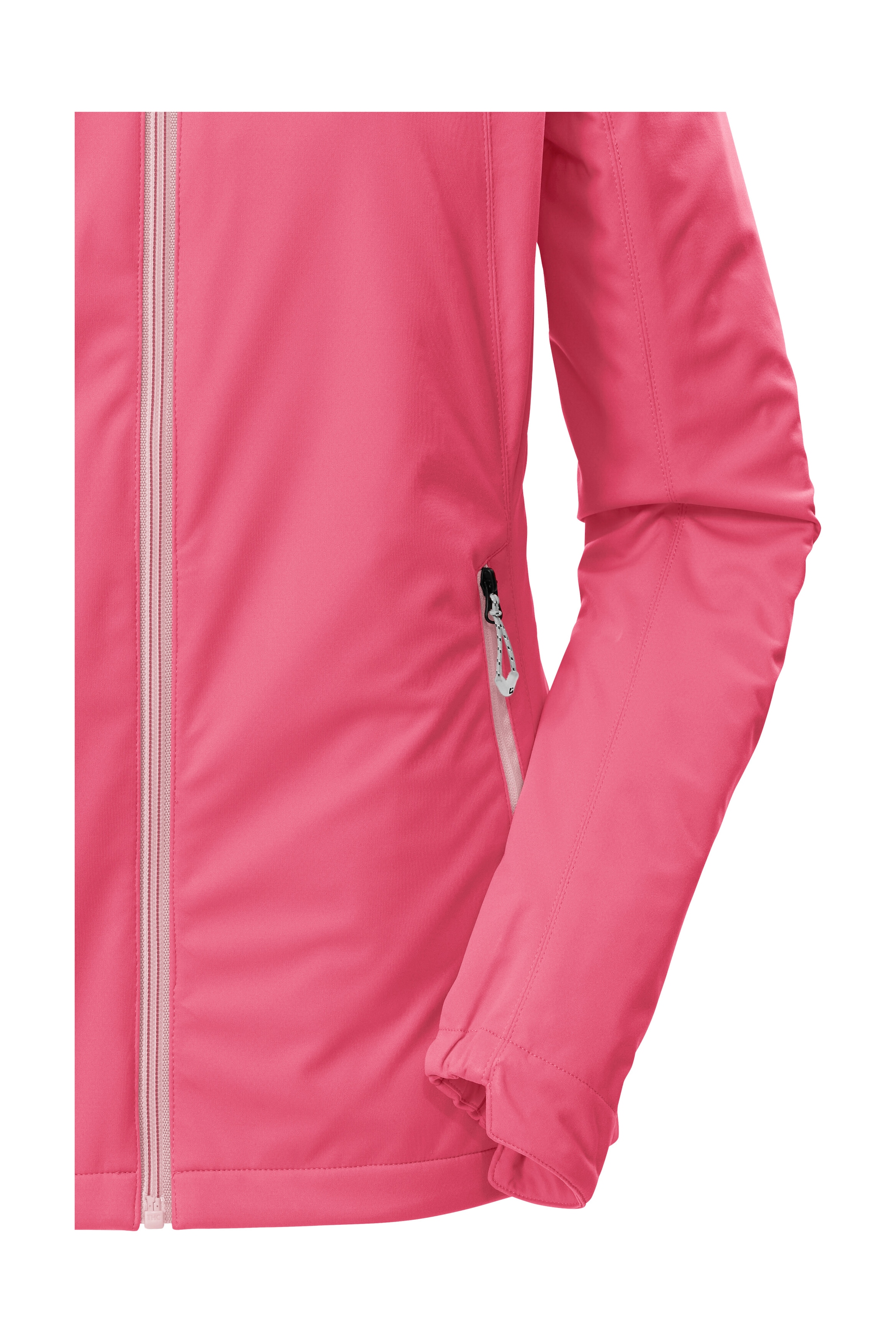 Killtec Softshelljacke »KOS 69 WMN SFTSHLL JCKT« Winddichte, wasserabweisende Damenjacke mit abnehmbarer Kapuze