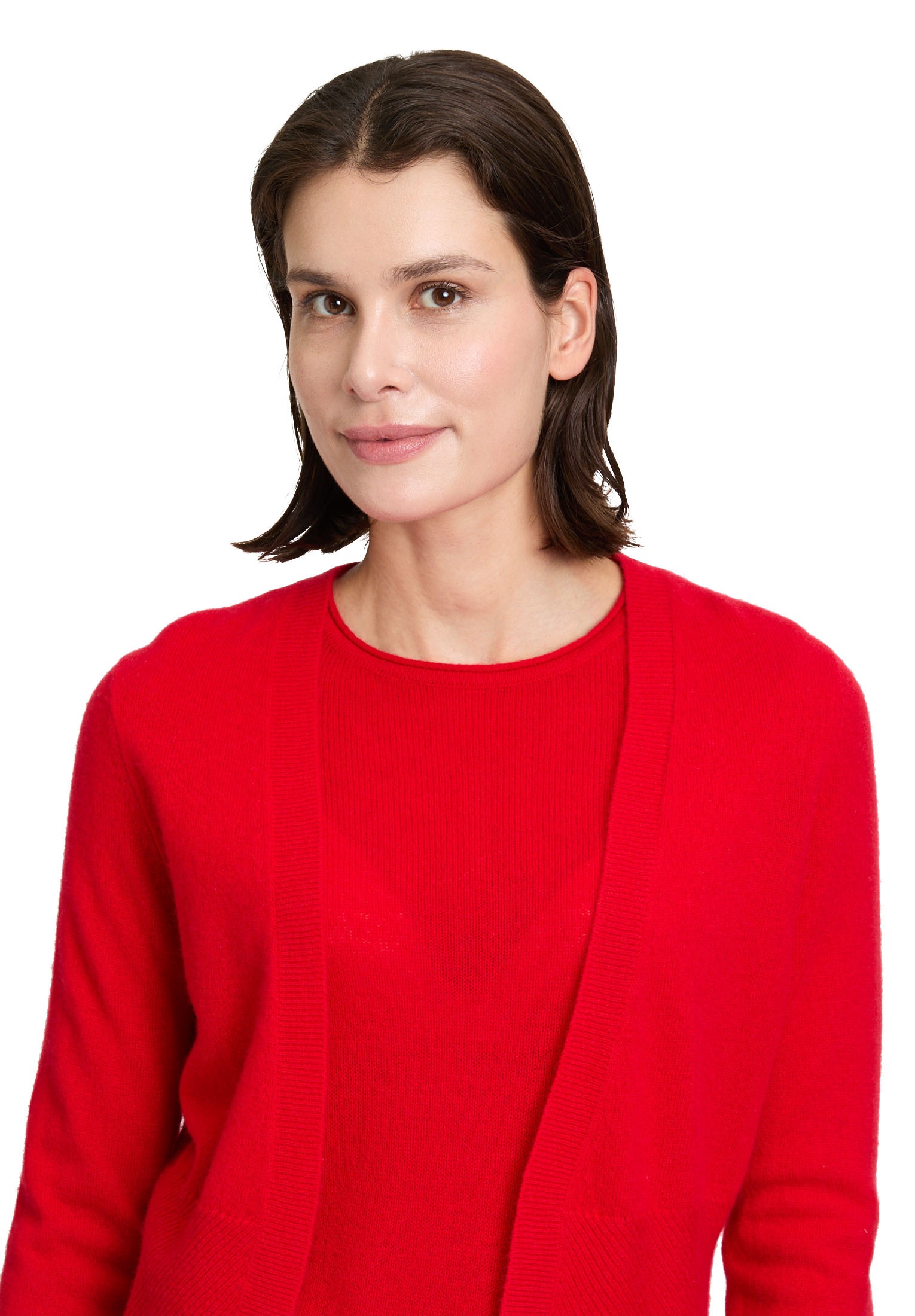 Betty Barclay Strickjacke »Kaschmir-Strickjacke mit Rippbündchen«